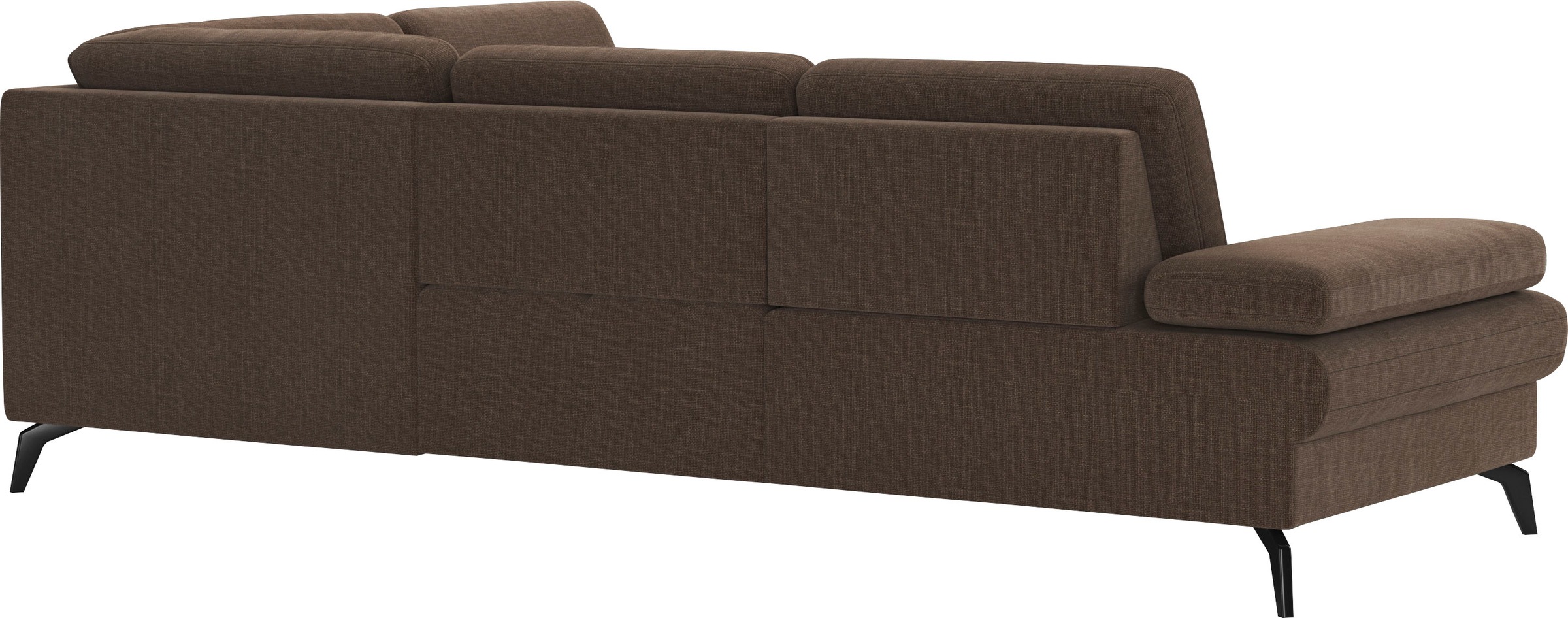 sit&more Ecksofa »Morris L-Form, inkl. Sitztiefenverstellung«, wahlweise mit Armteilverstellung, Bettfunktion & Bettkasten