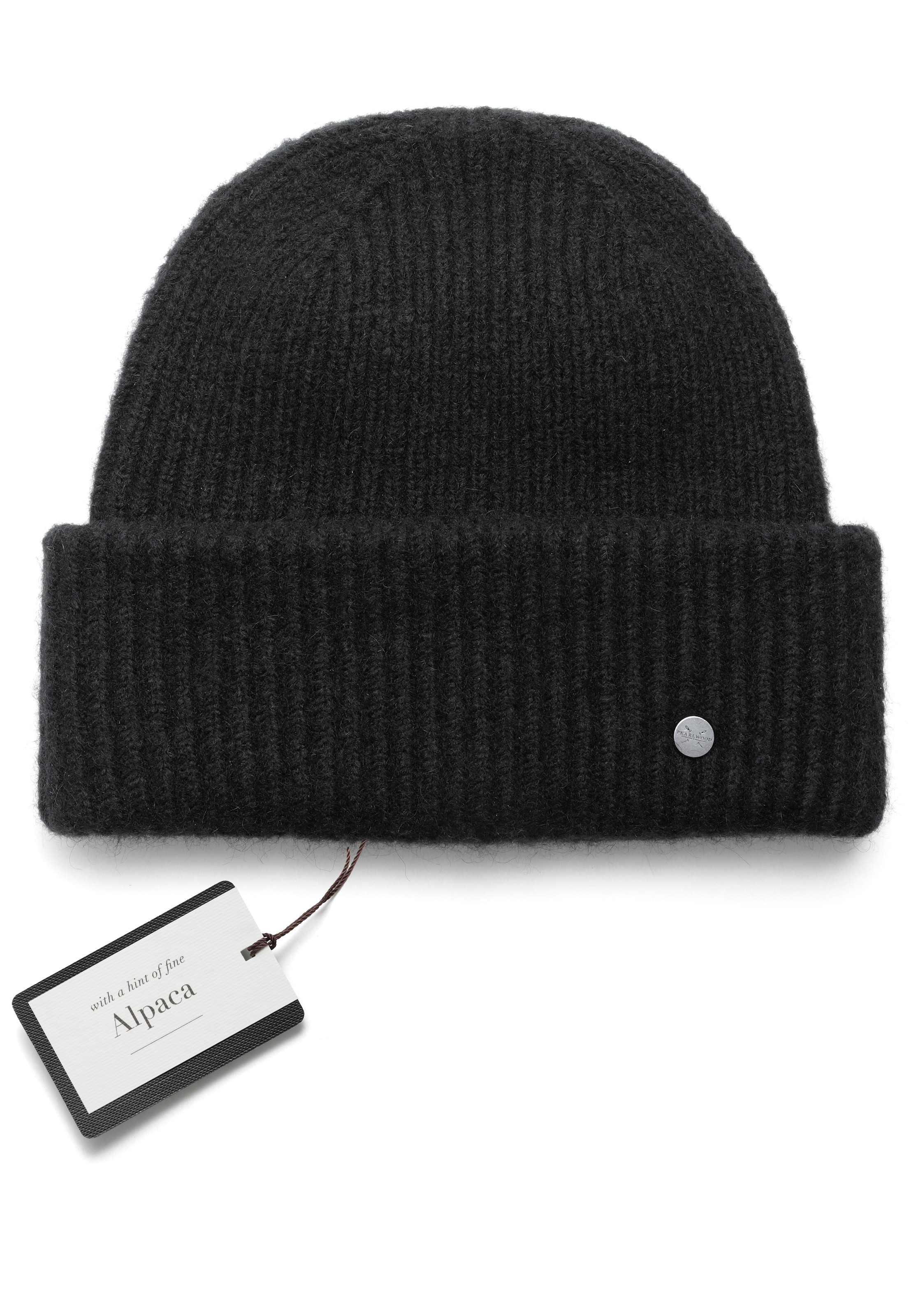 PEARLWOOD Strickmütze »ZOE« Feinripp, wärmend, breiter Umschlag