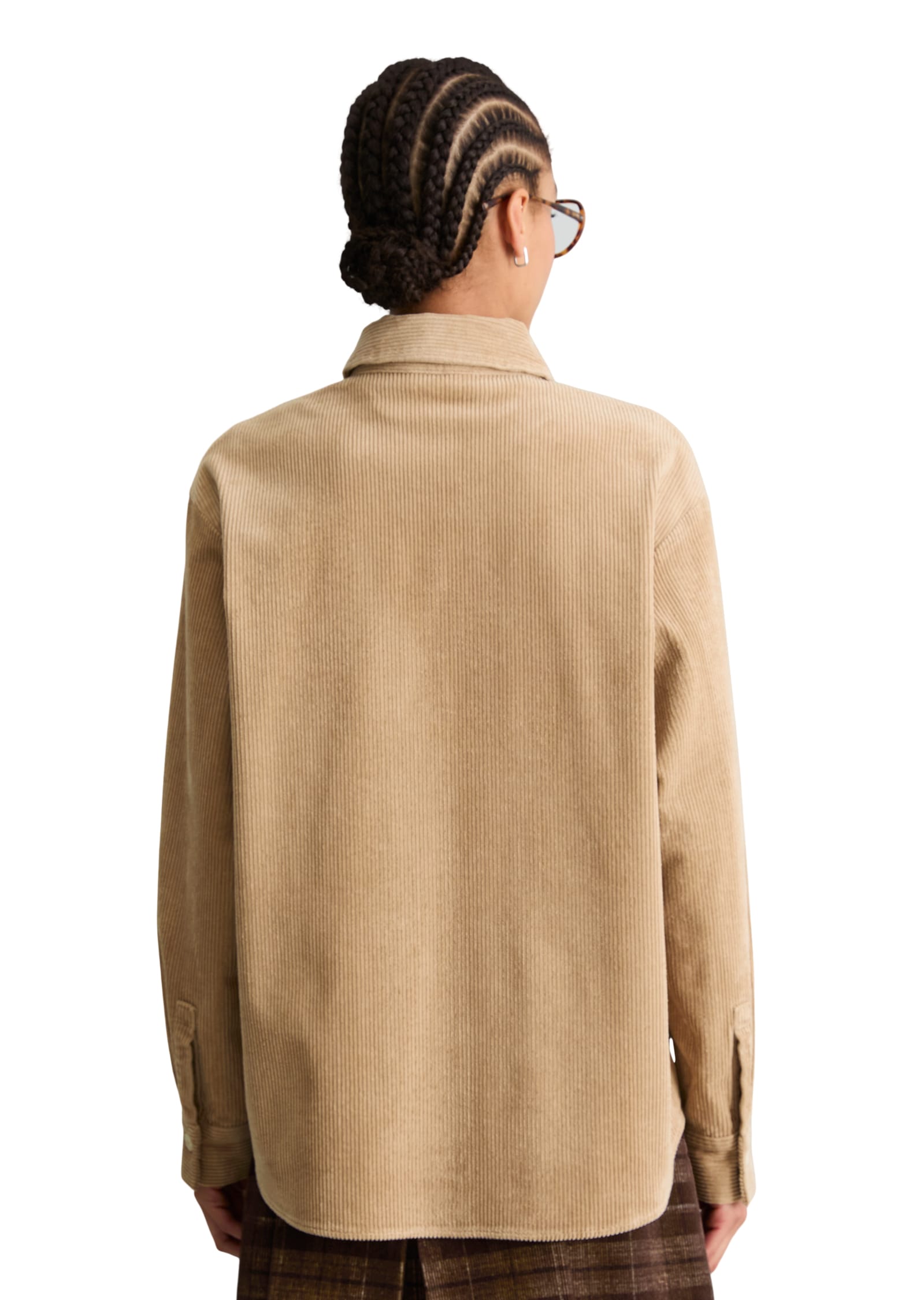 Marc O'Polo DENIM Langarmbluse relaxed aus Baumwoll-Stretch, aus Cord