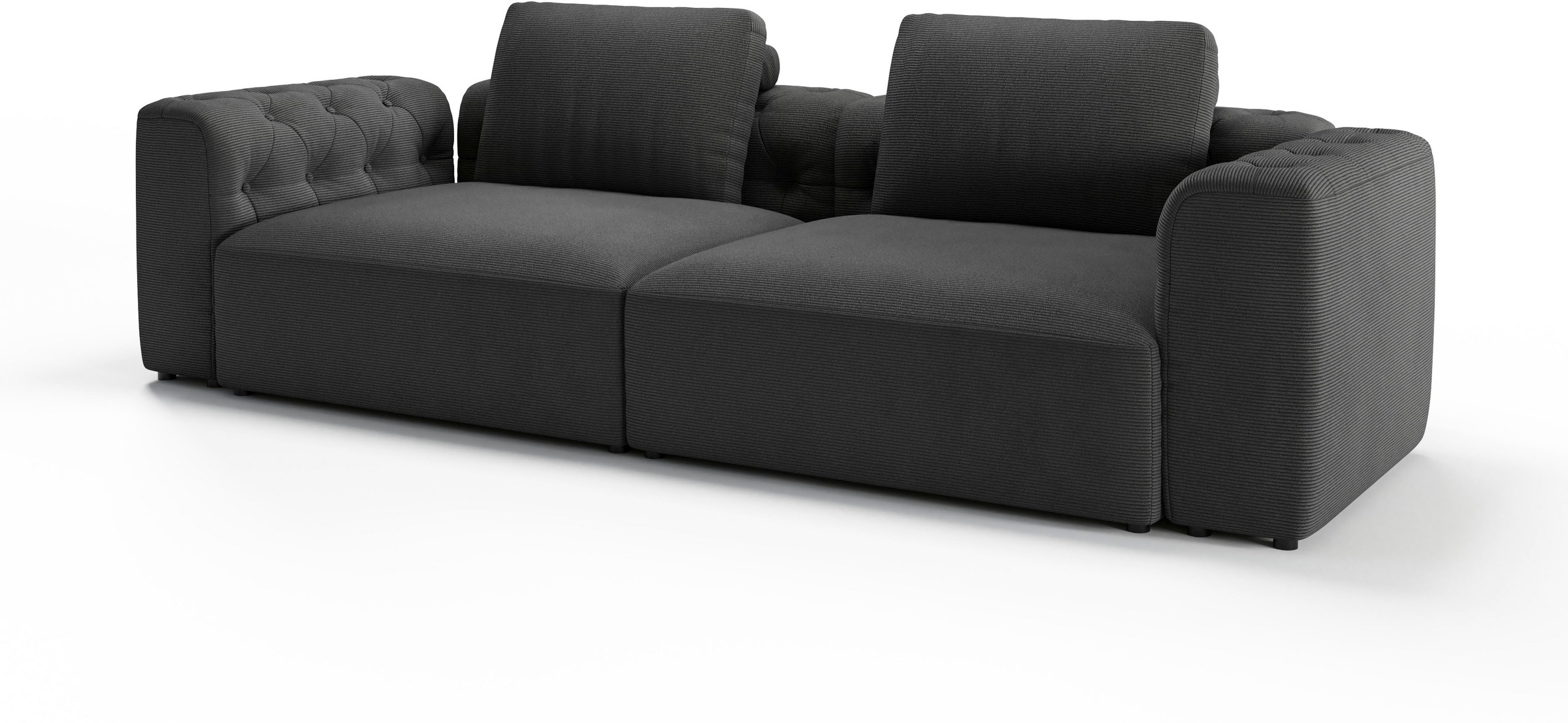 RAUM.ID 2,5-Sitzer »Cushid«, Modulsofa, bestehend aus 2 Teilen, Breite 268 cm