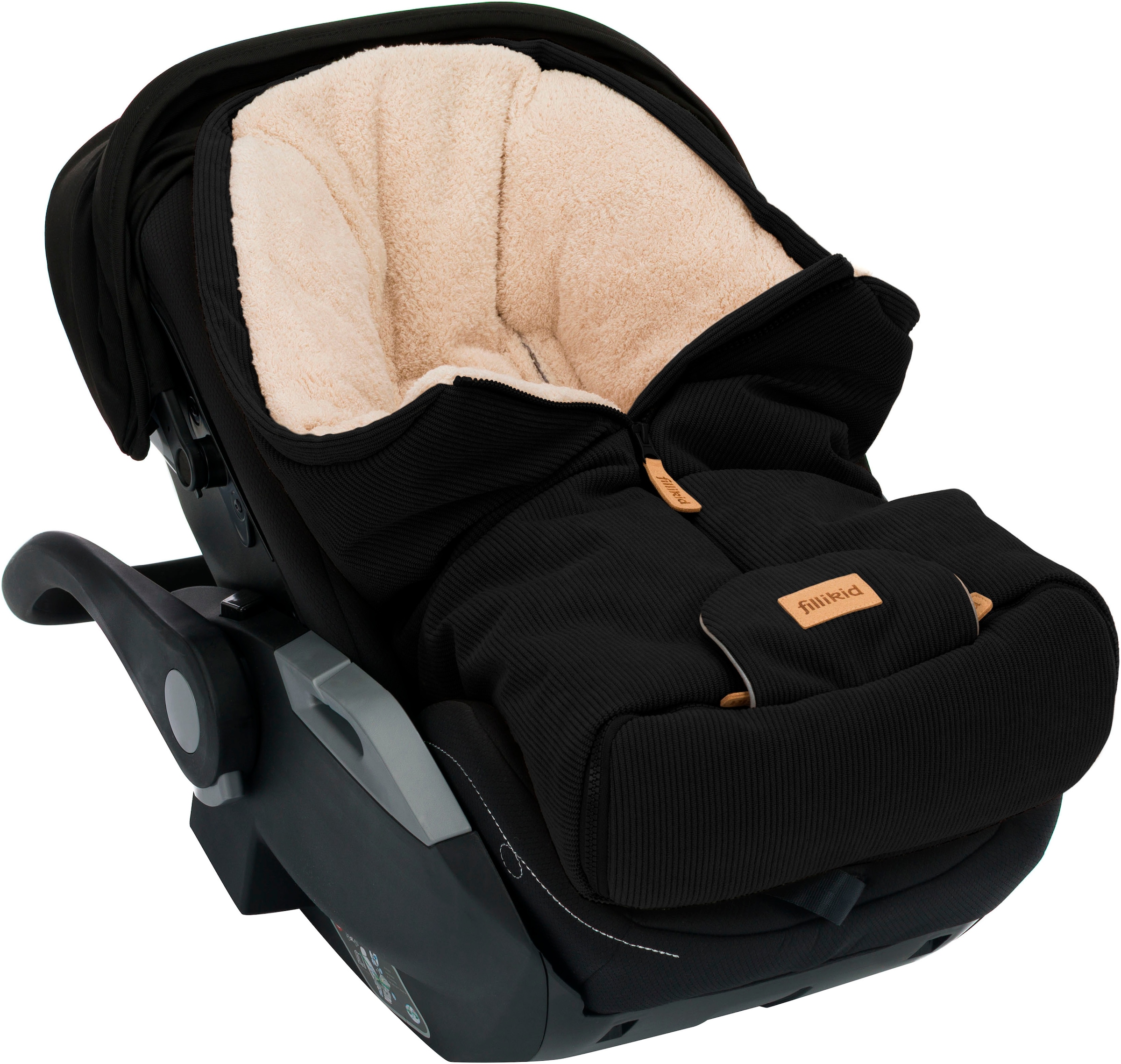 Fillikid Fußsack »Nevis Cord, Winterfußsack Gr. 0« für Autositze Gr. 0 und Kinderwagen