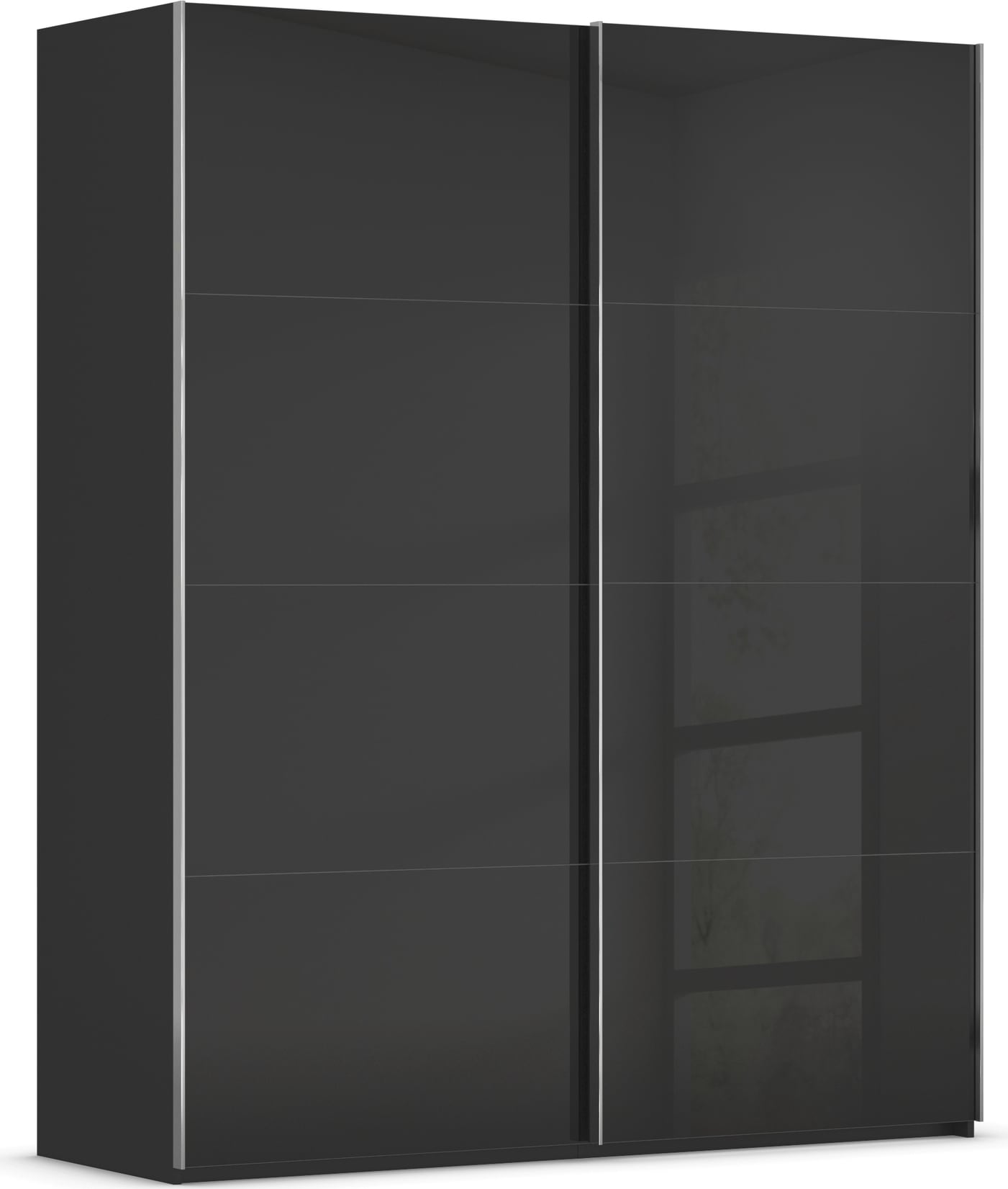 rauch Schwebetürenschrank »Kleiderschrank Schrank Garderobe Schlafzimmerschrank SCALE-FYRA« edle viergeteilte Türen mit Glas-Front viele Farben MADE IN GERMANY