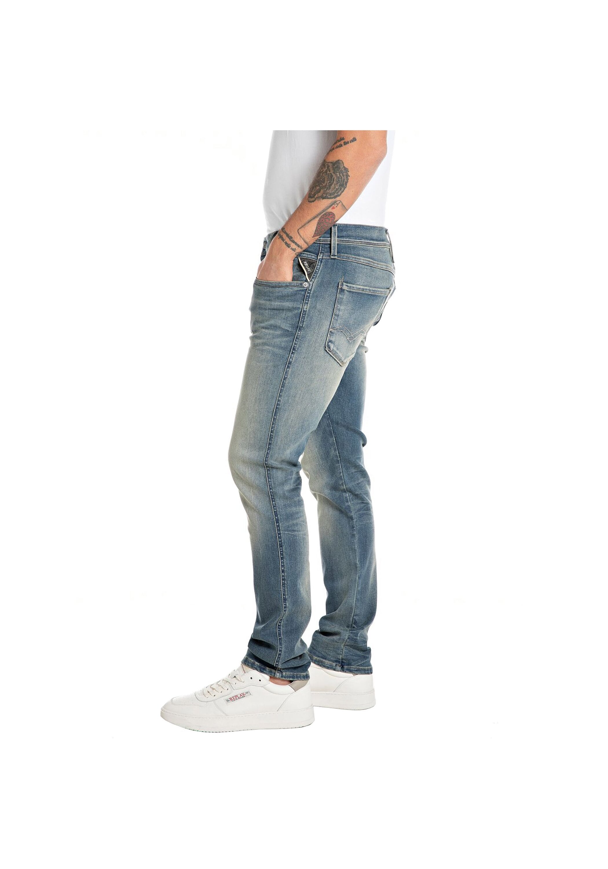 Replay Regular-fit-Jeans »Jeans Hyperflex Stretch ANBASS«