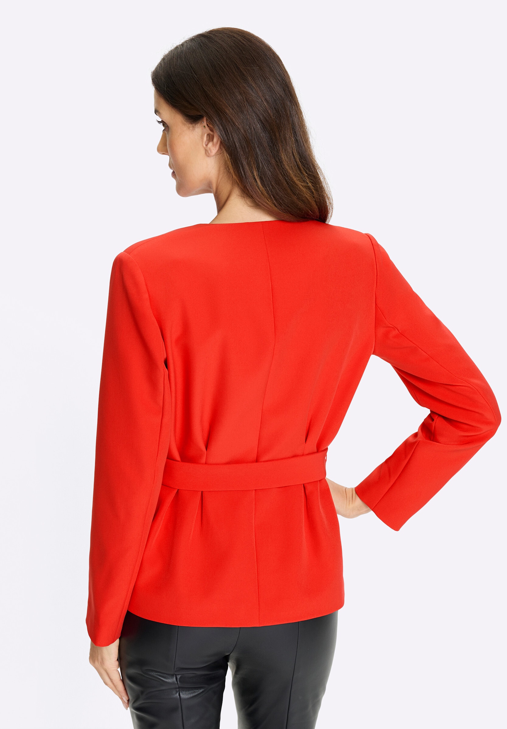 heine Blusenblazer »Blazer Kurzblazer mit Bindegürtel«