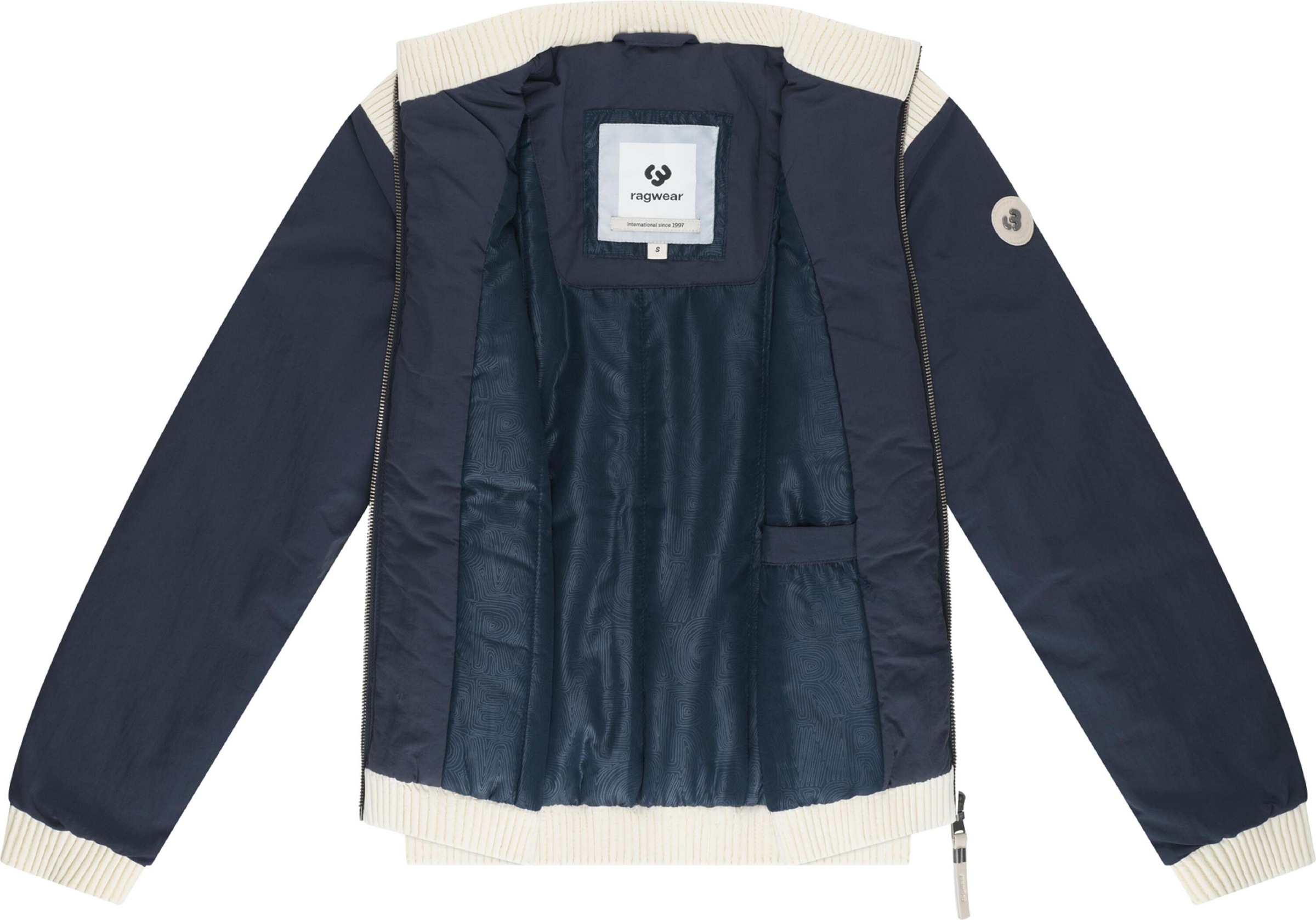 Ragwear Bomberjacke »Bomberjacke Chenna Warm YOUMODO« ohne Kapuze Warme Pufferjacke mit elastischen Bündchen