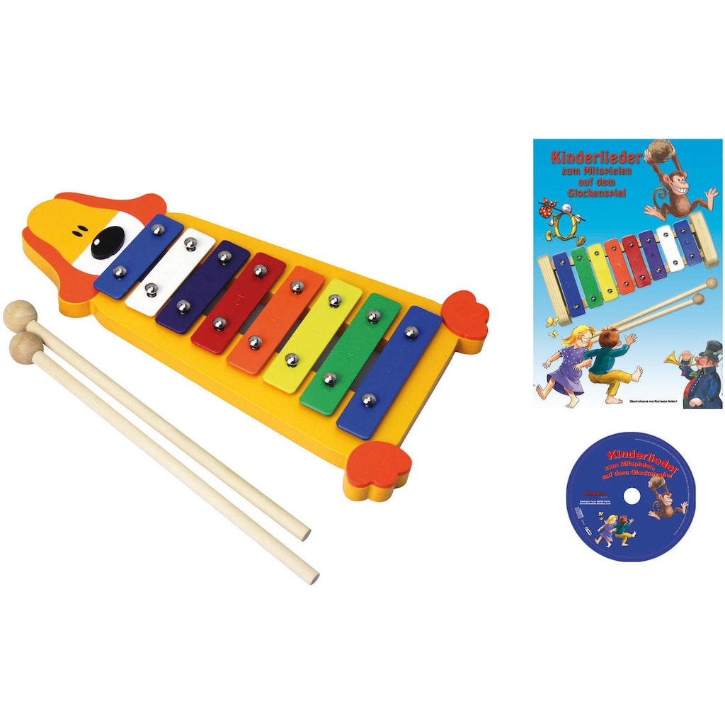 Clifton Spielzeug-Musikinstrument »Metallophon Hund«