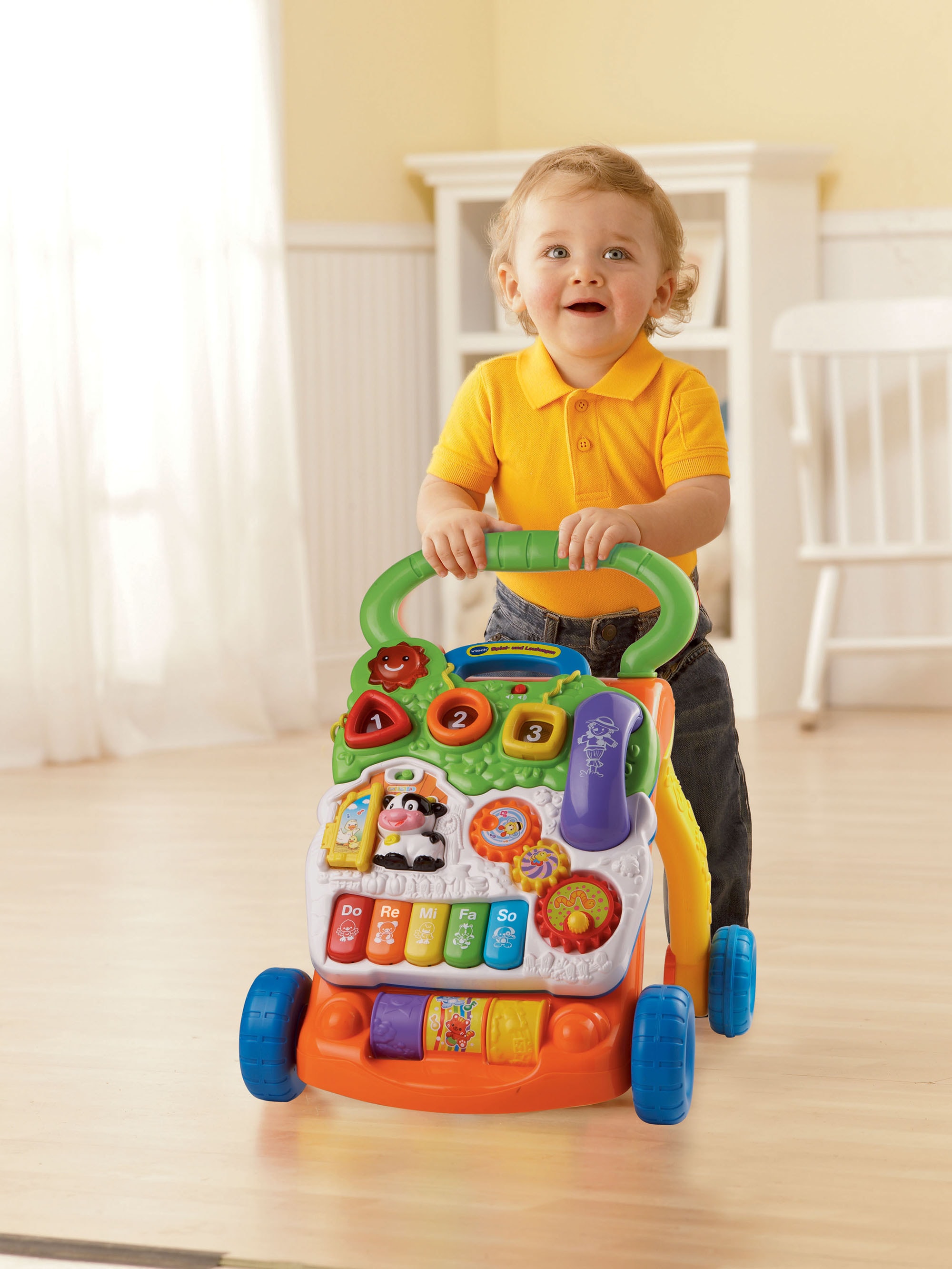 Vtech® Lauflernwagen »VTechBaby, Spiel-und Laufwagen«, mit 11 Kindermelodien