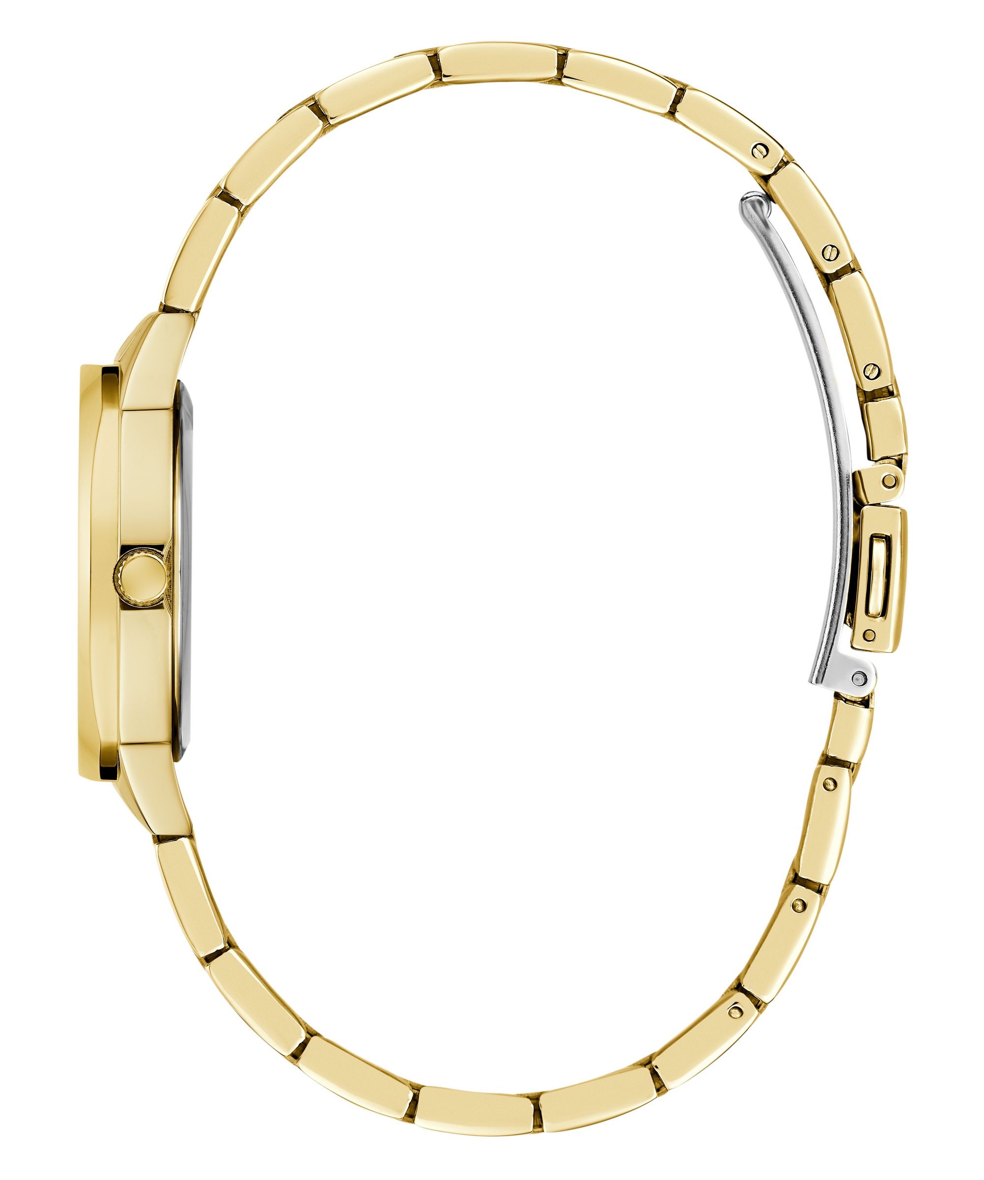 Guess Quarzuhr »GUESS-CHARLOTTE« Armbanduhr, Damenuhr, Edelstahlarmband, analog