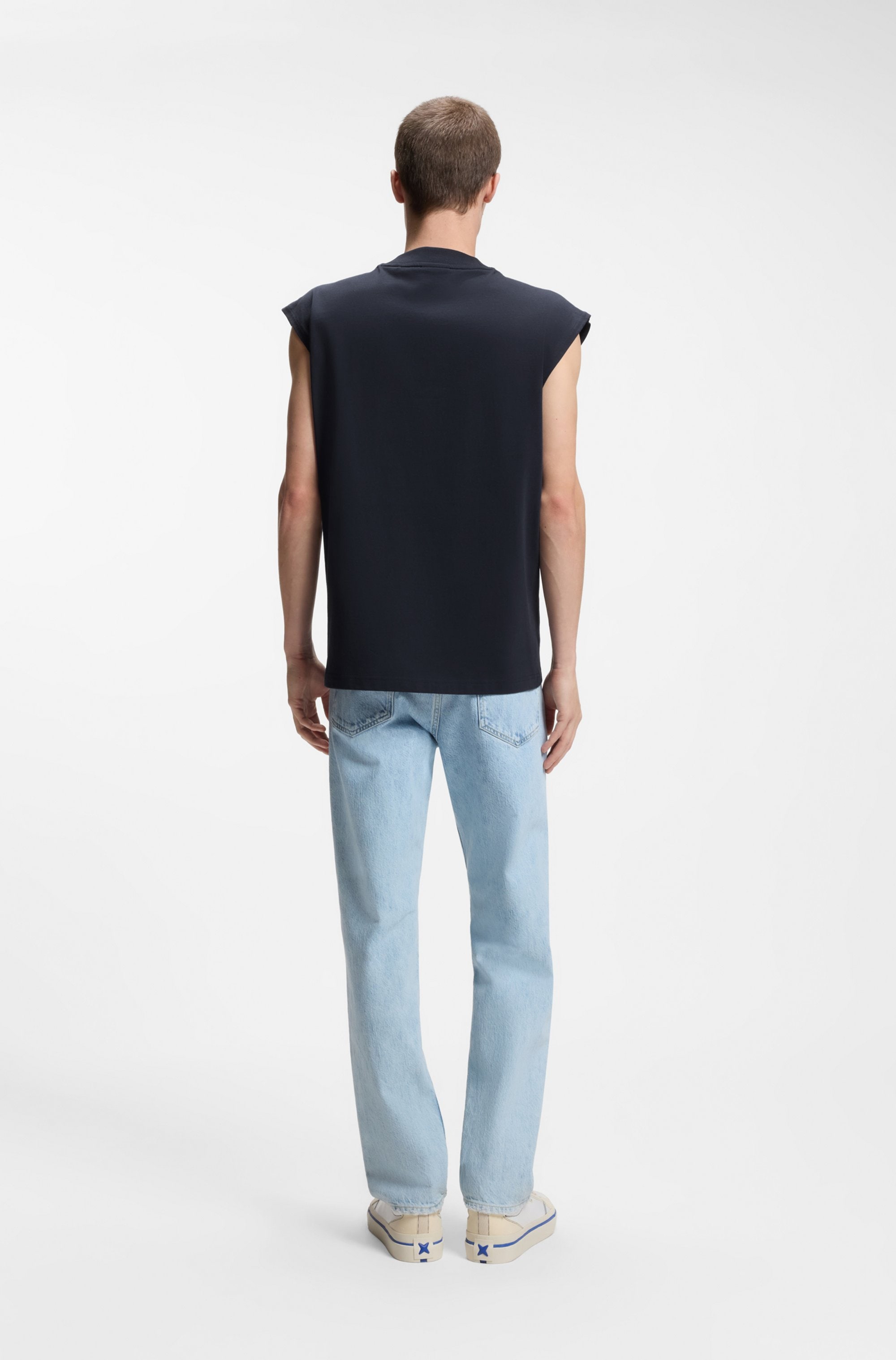 HUGO Blue T-Shirt »Navertz« mit Hugo-Label