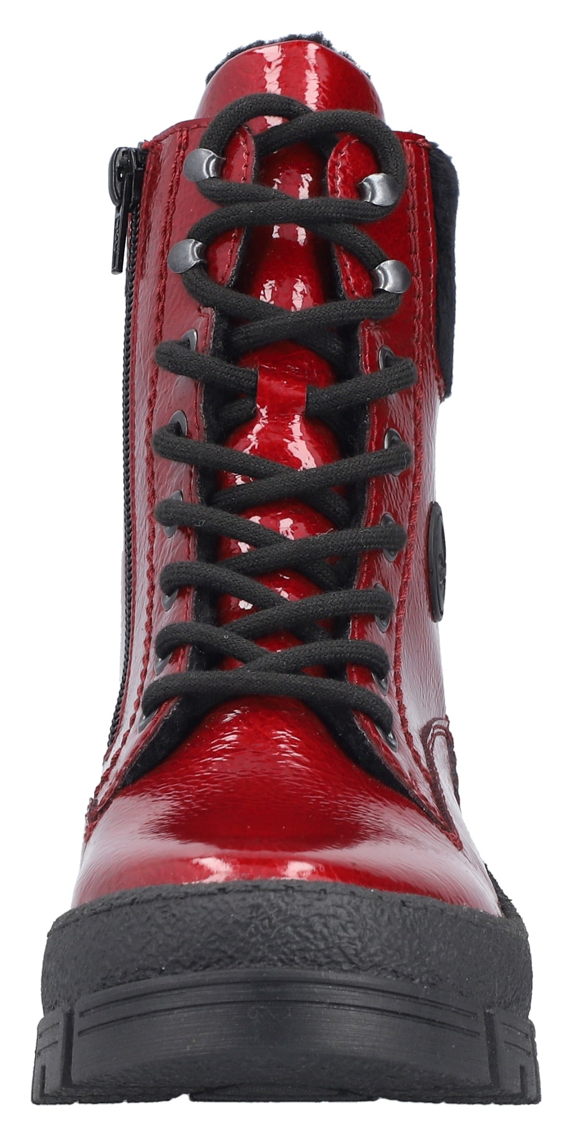 Rieker Winterstiefelette  Plateauboots, Winterboots mit Innenreißverschluss, bequeme Form