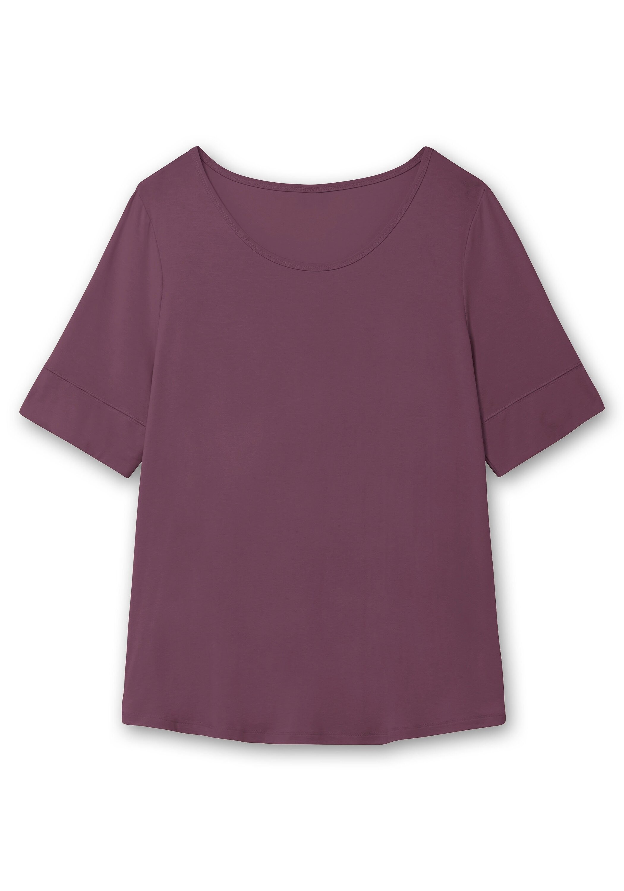 Sheego Rundhalsshirt »Jerseyshirt aus weichem Viskose-Jersey«