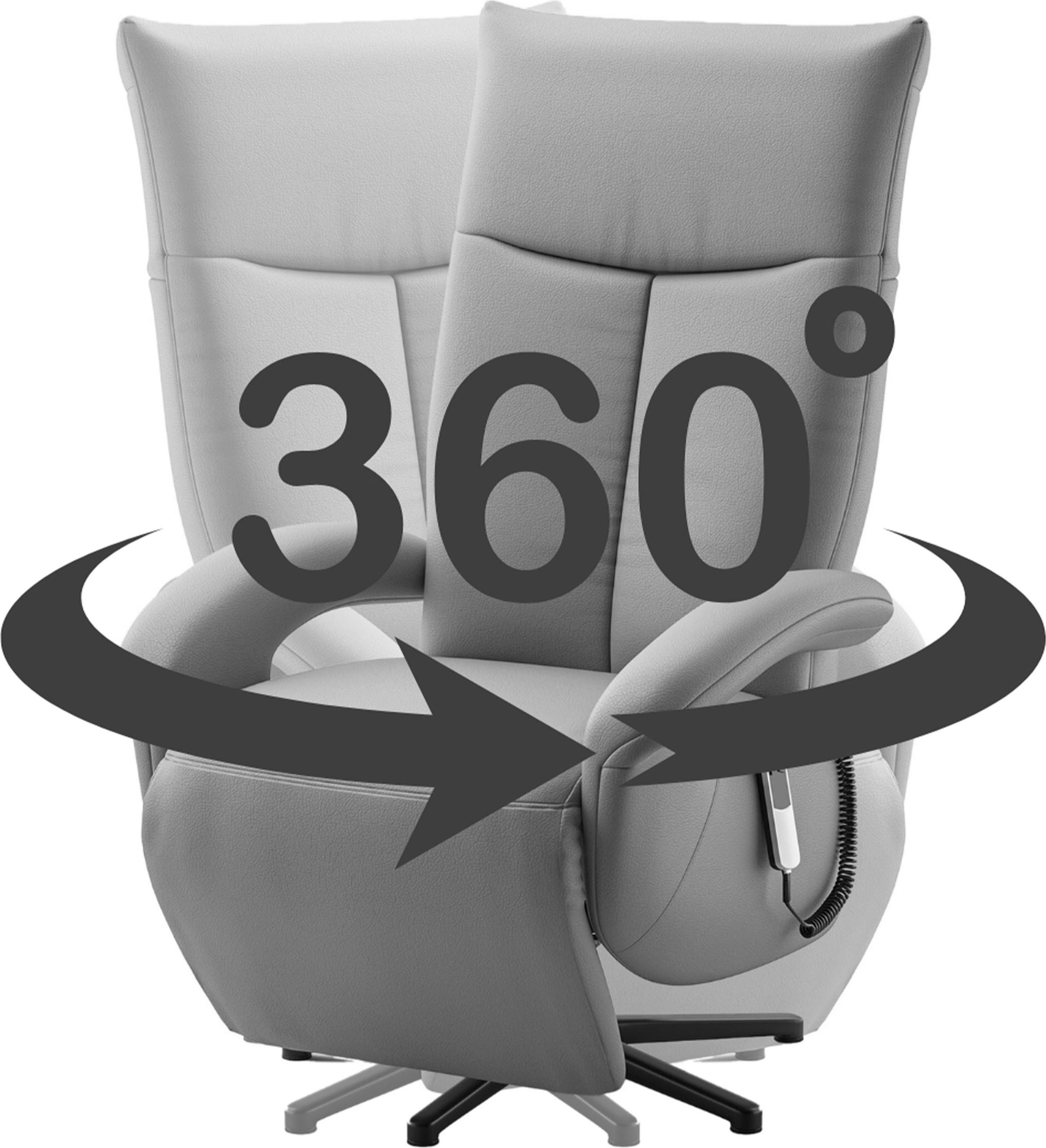 sit&more TV-Sessel »Zora« wahlweise mit Aufstehhilfe, 2 Motoren und Akku