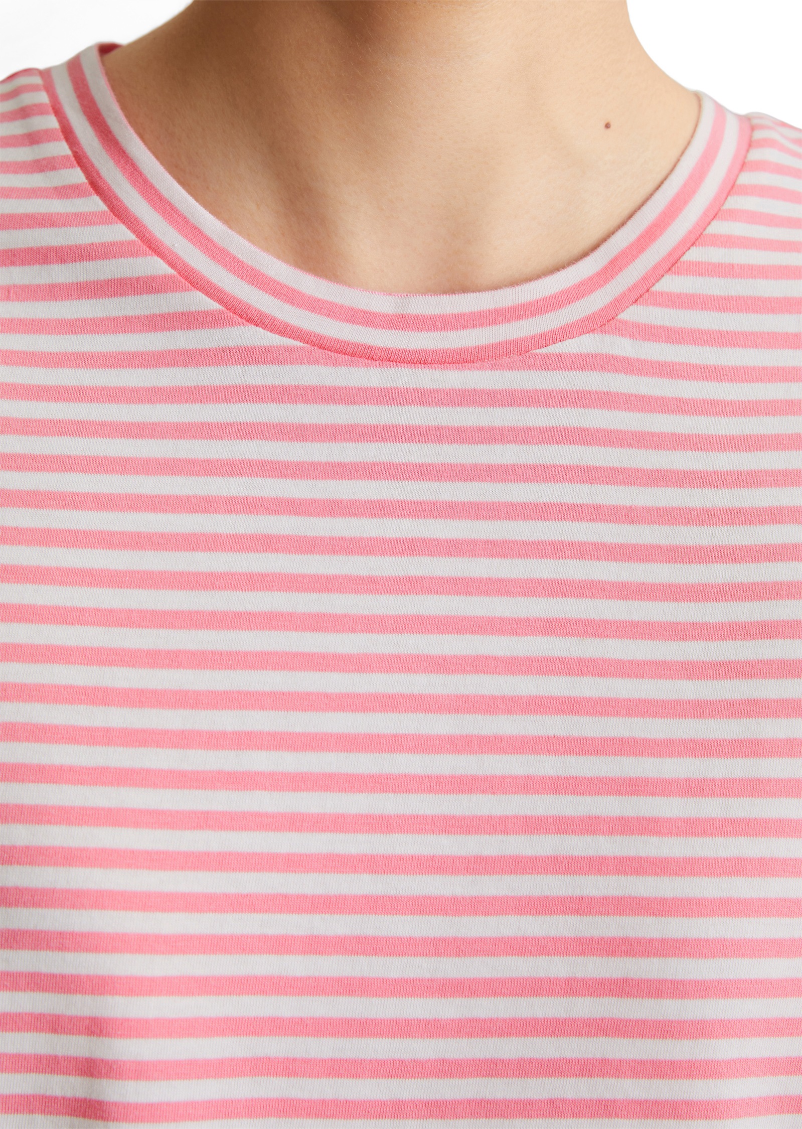 Marc O'Polo DENIM T-Shirt geringelt, Rundhals, relaxed fit