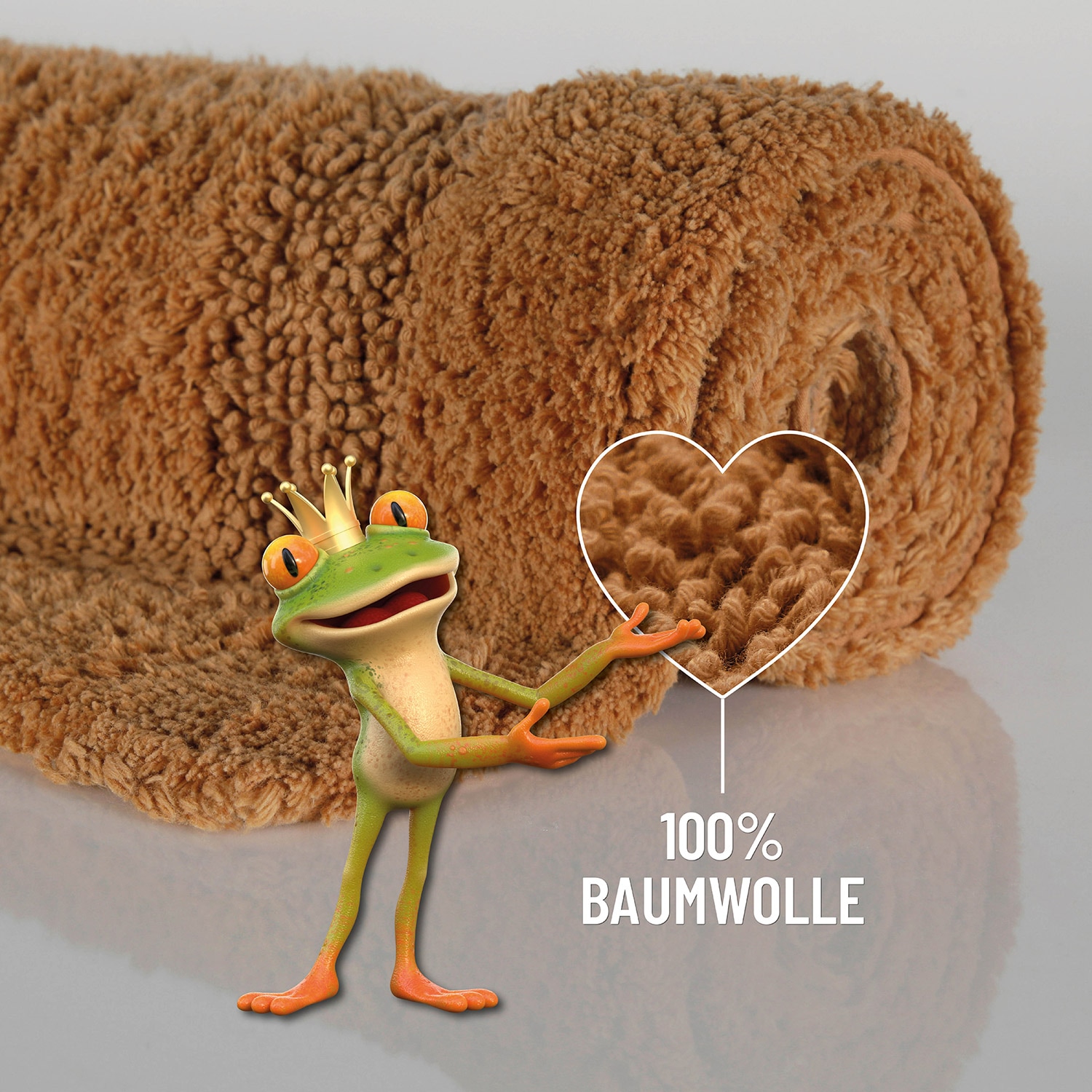 Wecon home Basics Badematte »Knut« Höhe 20 mm waschbar, rutschfest, strapazierfähig, pflegeleicht, Bordüre, weich