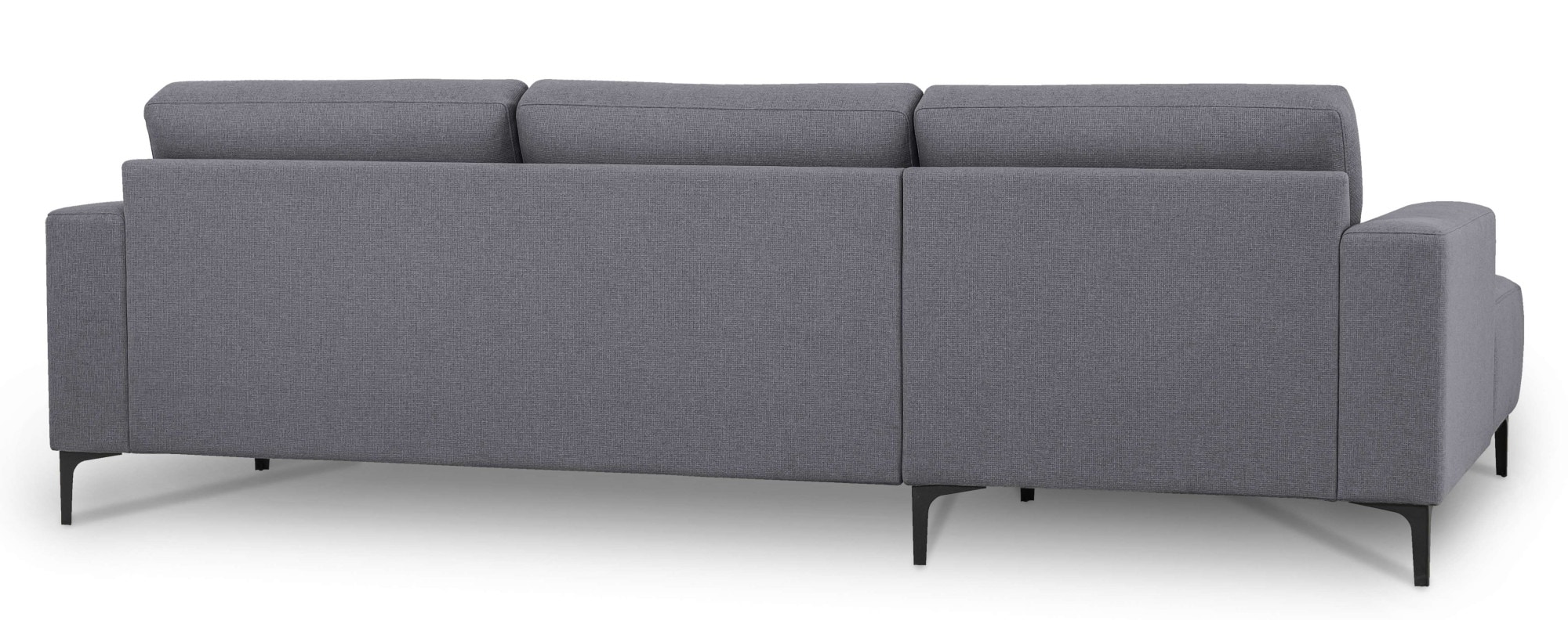 Home affaire Ecksofa »Tournon, L-Form, Breite 262 cm, Webstoff, Chenille«, Designsofa im nordischen Stil, Wellenunterfederung, Metallfüße