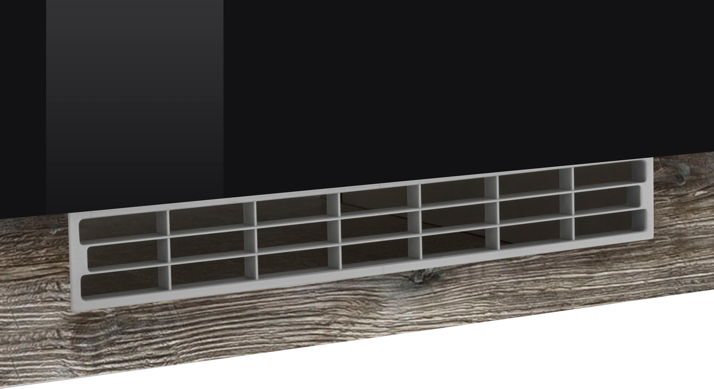 KOCHSTATION Kühlumbauschrank »KS-Brindisi«, 60 cm breit, 200 cm hoch, hochwertige MDF Fronten
