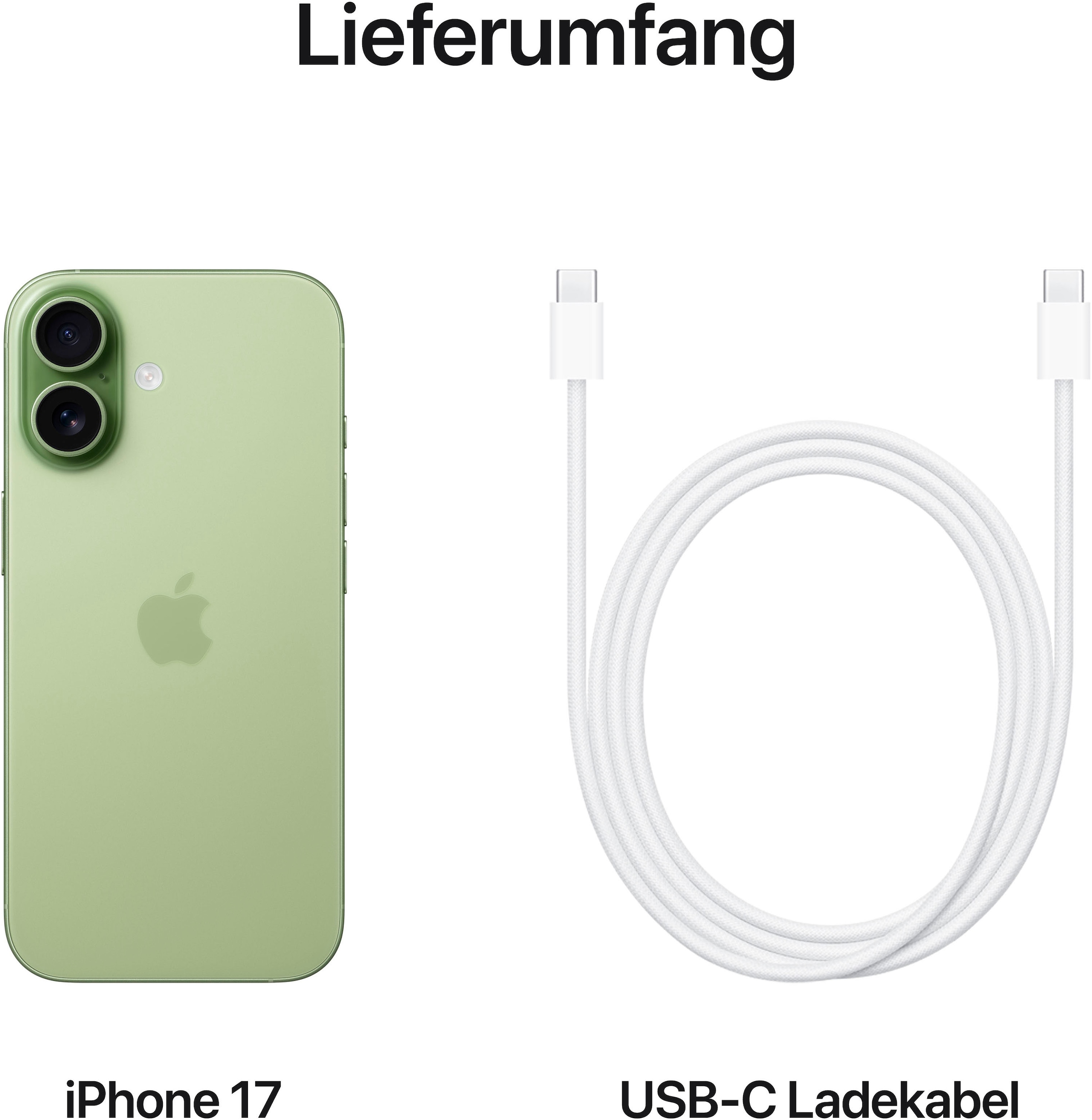 Apple Smartphone »iPhone 17«, Salbei