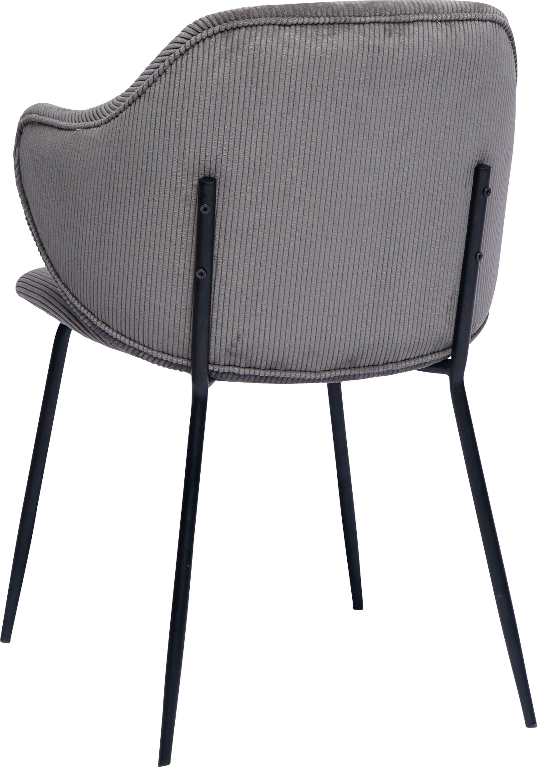 SalesFever Armlehnstuhl »Skive Zweier-Set mit stilvollem Cord-Optik Bezug«, (Set), 2 St., Cord, Bezug in Cord-Optik