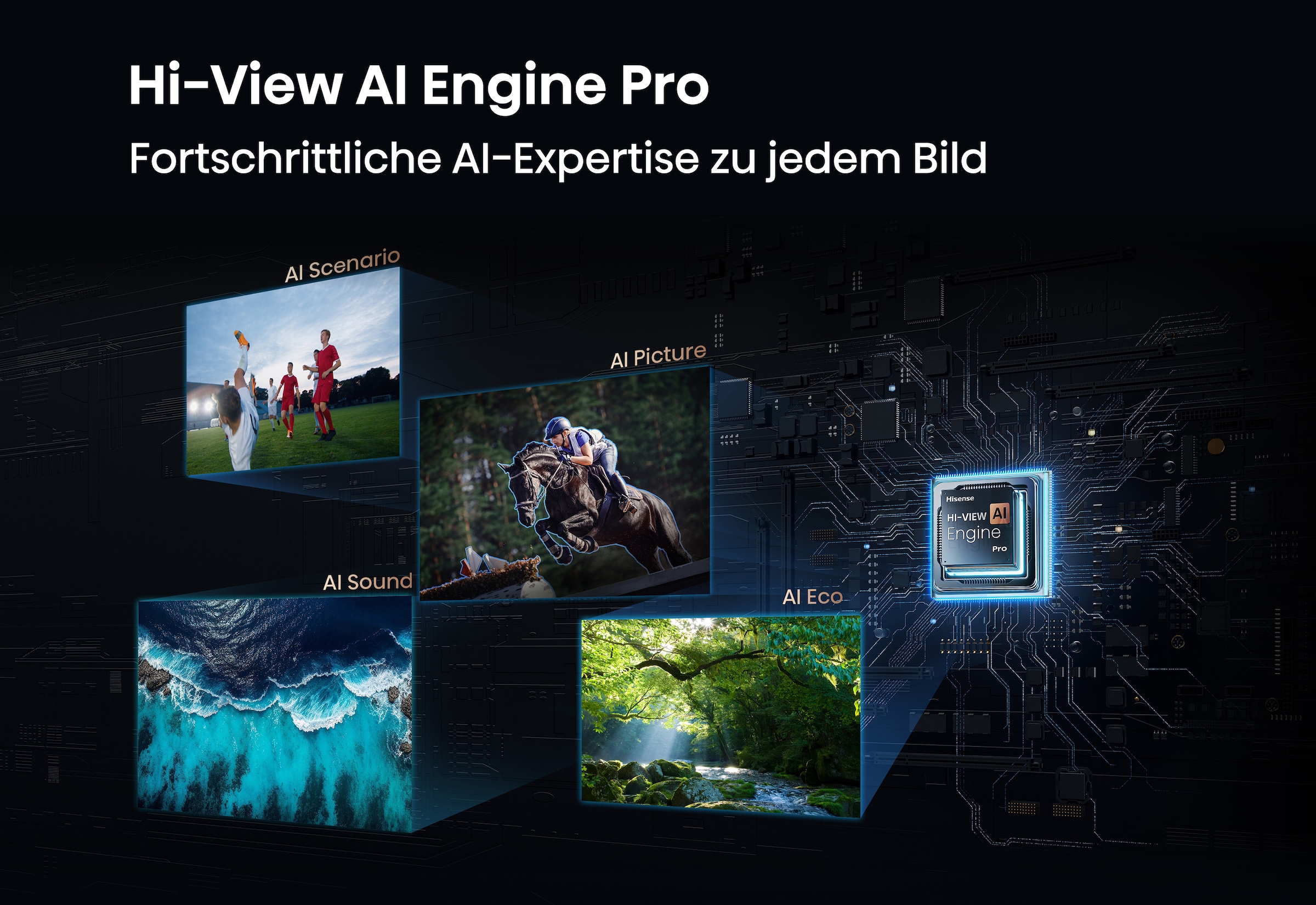 Hisense QLED-Fernseher »100U7DSE« 253 cm/100 ″ Smart-TV