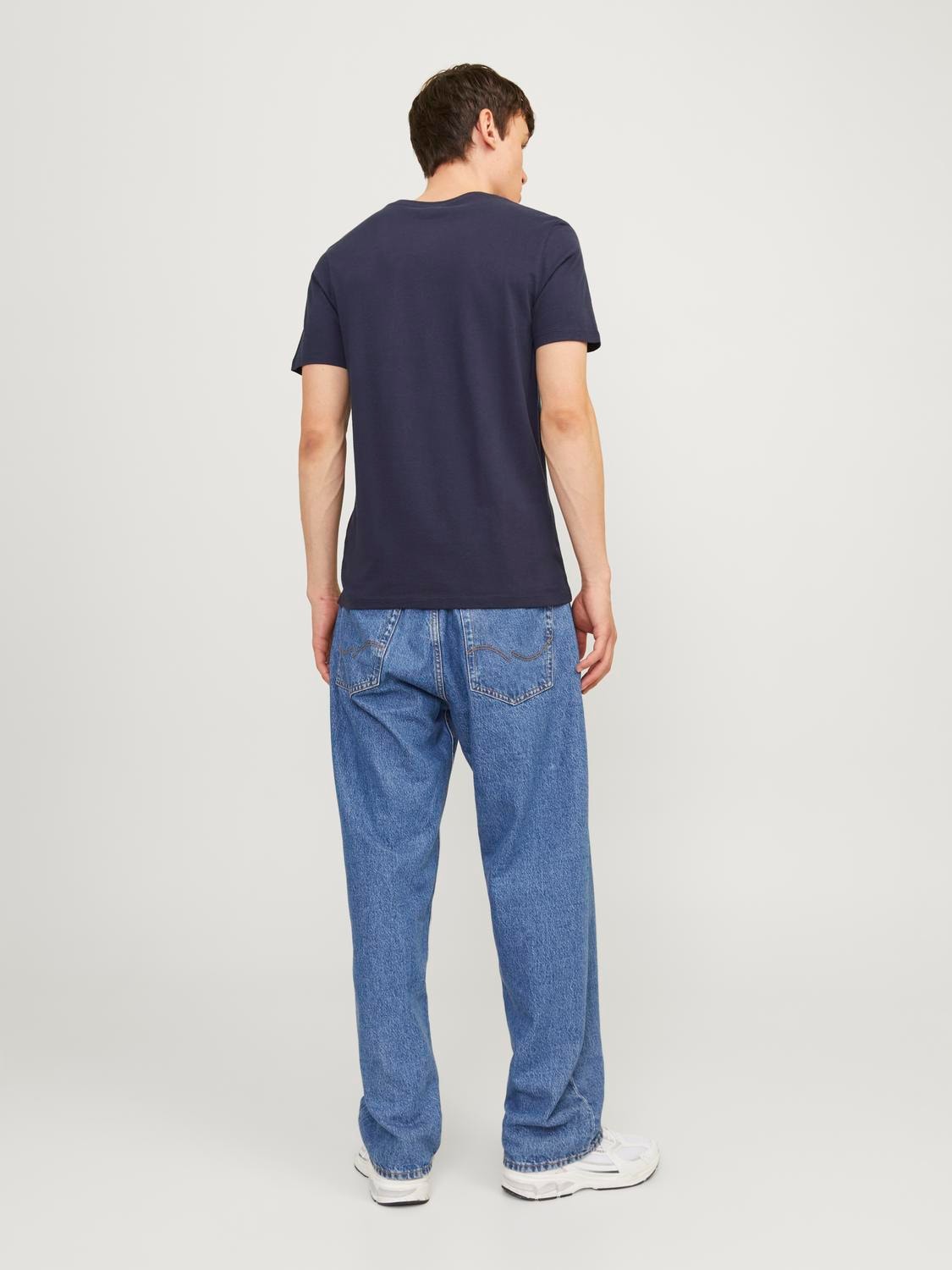 Jack & Jones Rundhalsshirt »JJEORGANIC BASIC TEE SS O-NE 3PK MP NOOS«