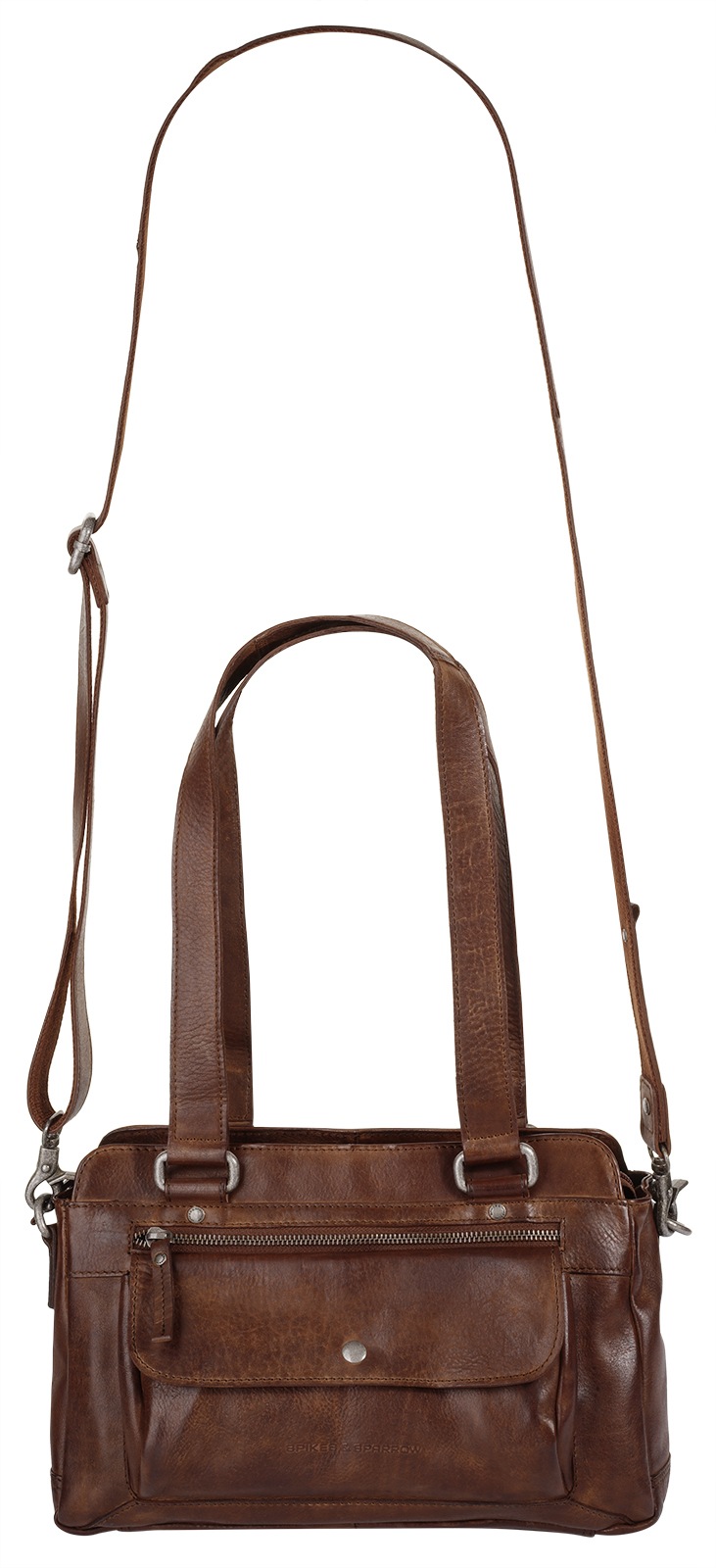 Spikes & Sparrow Henkeltasche, echt Leder