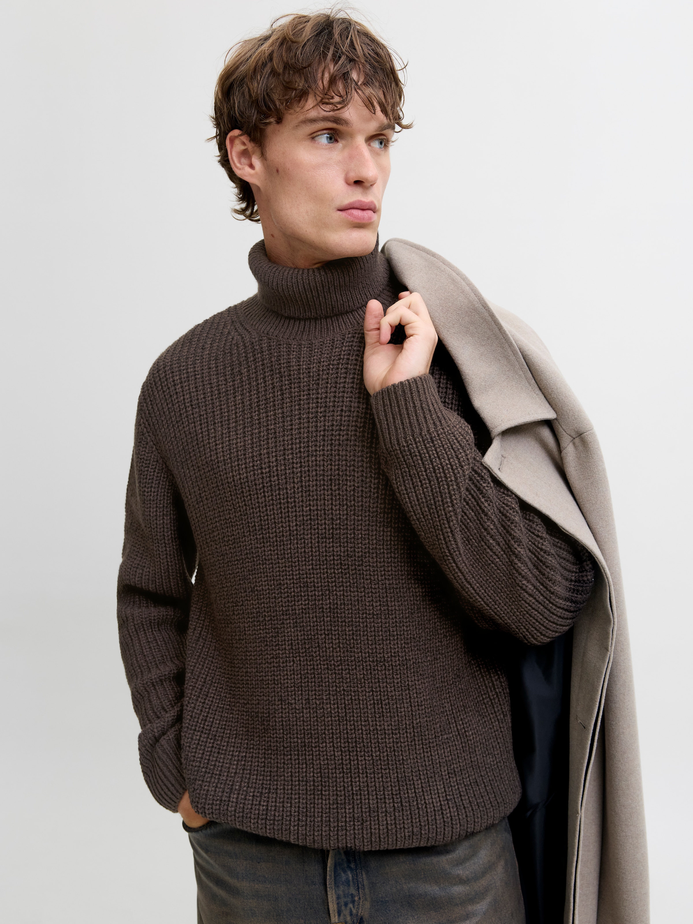 Jack & Jones Rollkragenpullover »JORBLEECKER KNIT ROLL NECK BF«