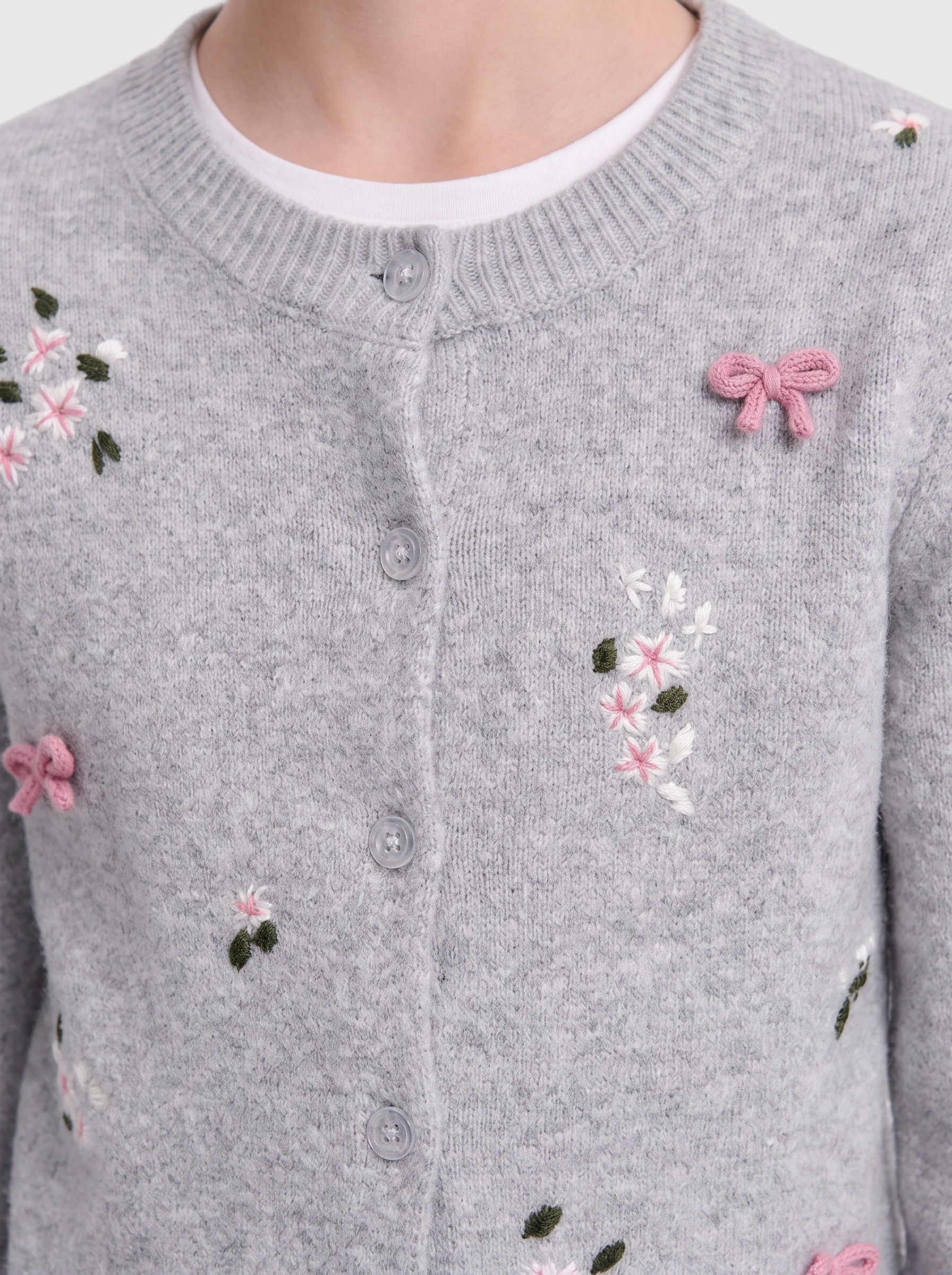 KIDS ONLY Strickjacke »KOGDORA DETAIL LS O-NECK CARDIGAN KNT« Kunstfaser,