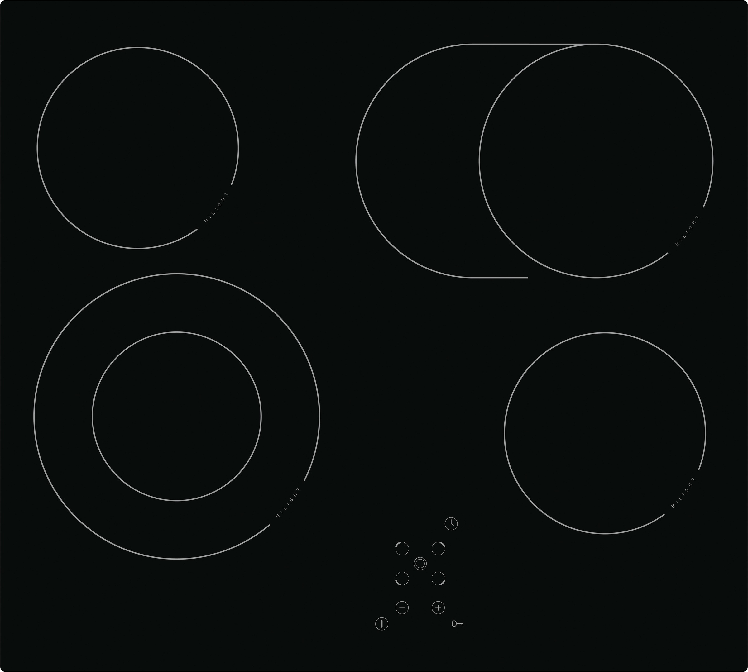 wiho Küchen Küchenzeile »Cali«, mit E-Geräten, Breite 360 cm