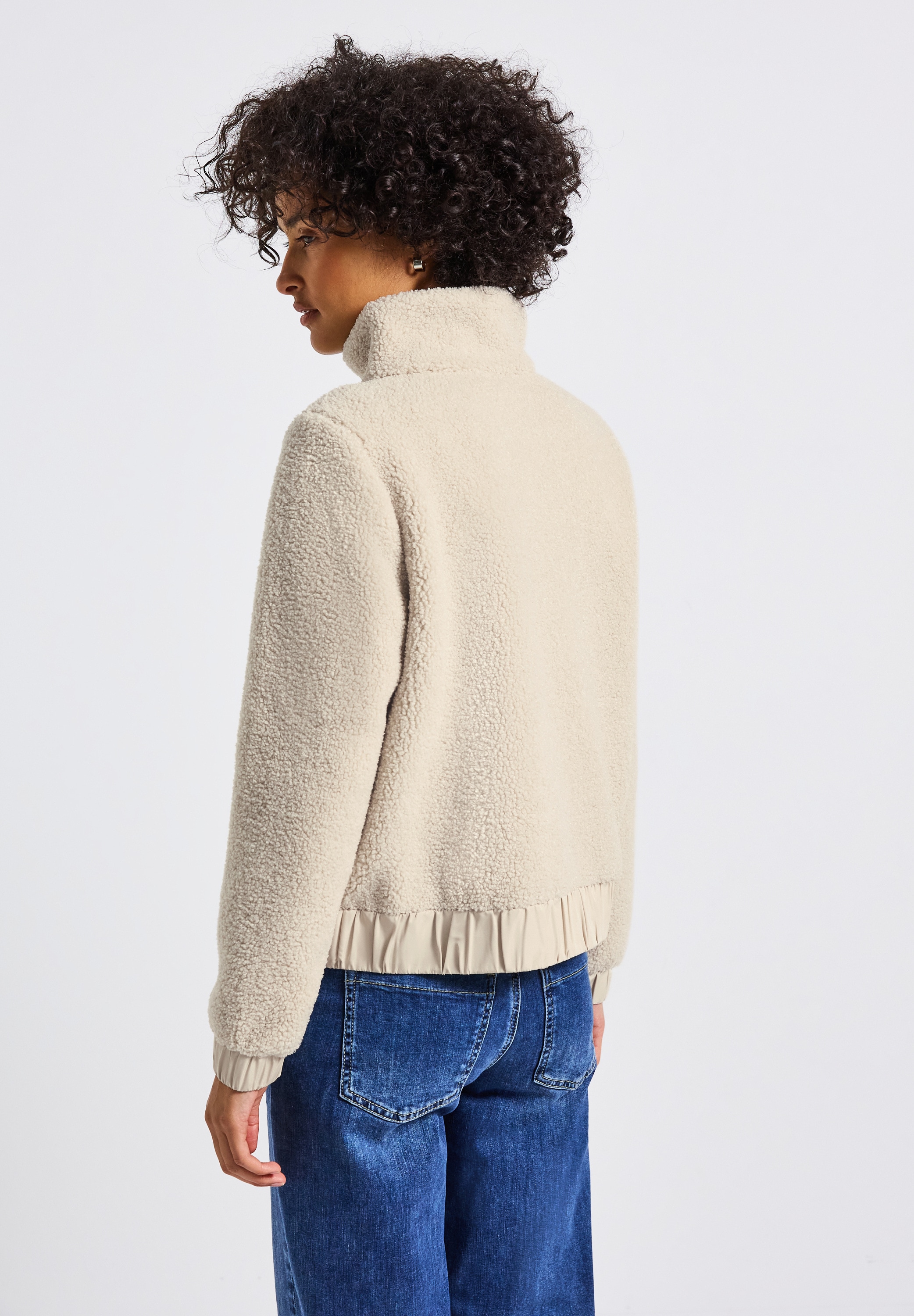 STREET ONE Bouclèjacke, in Teddy-Qualität