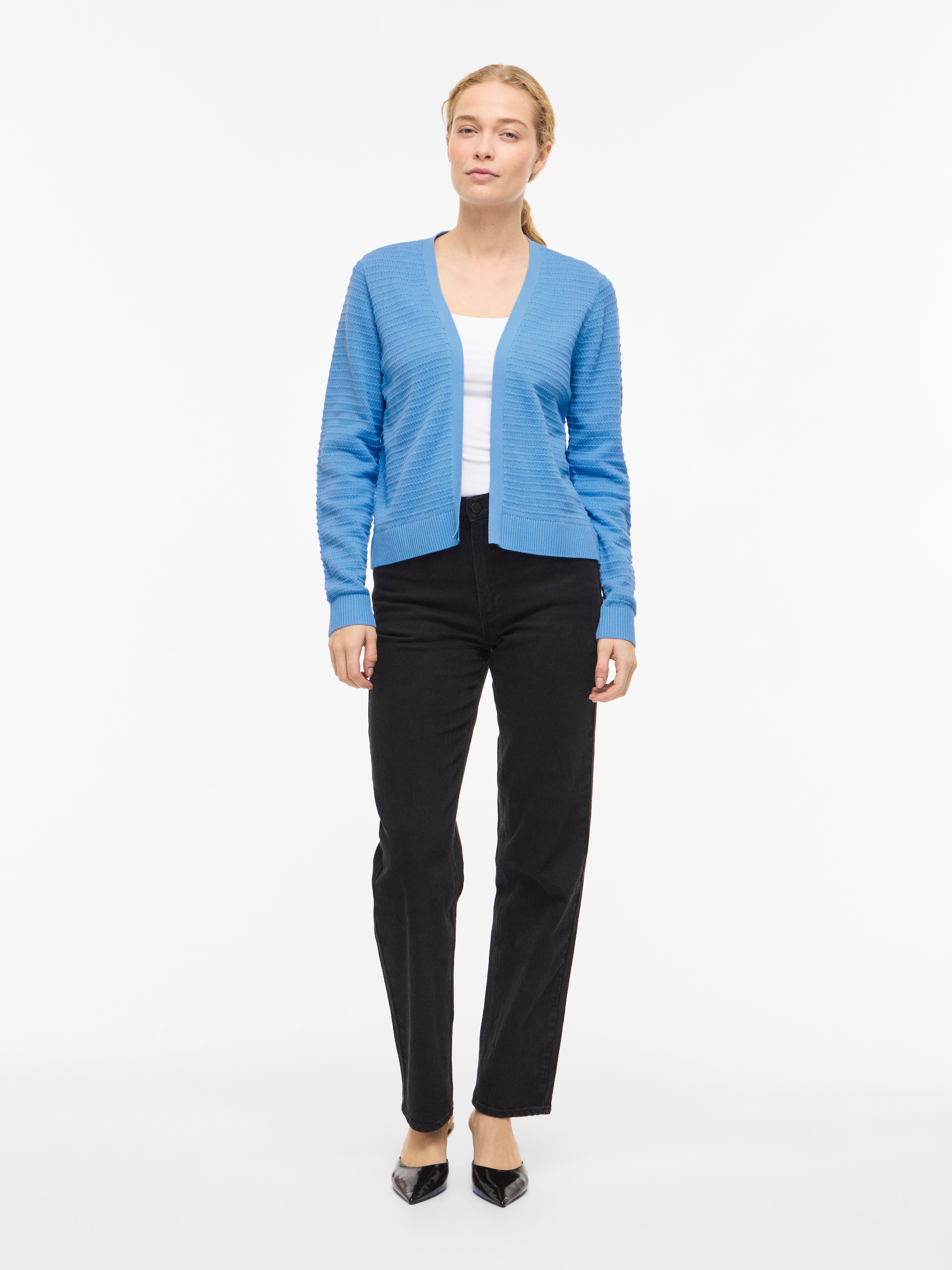 Vila Strickjacke »VILOLLO SHORT L/S KNIT CARDIGAN - NOOS«