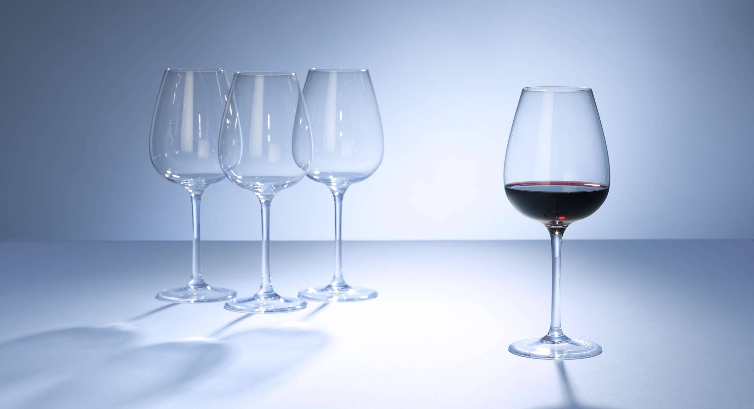 Villeroy & Boch Rotweinglas »Rotweingläser Purismo Wine 200 ml 4er Set transparent« Spülmaschinenfest
