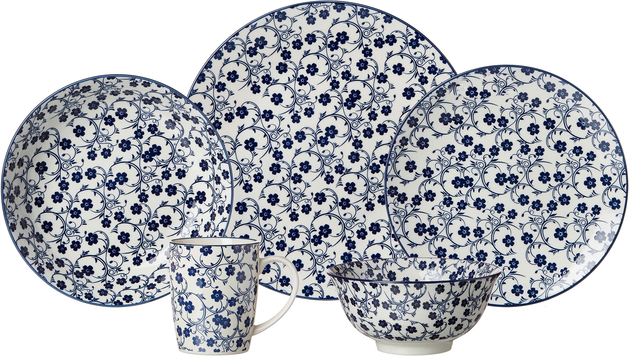 Ritzenhoff & Breker Müslischale »ROYAL SAKURA« 4 Stk. aus Keramik mikrowellengeeignet