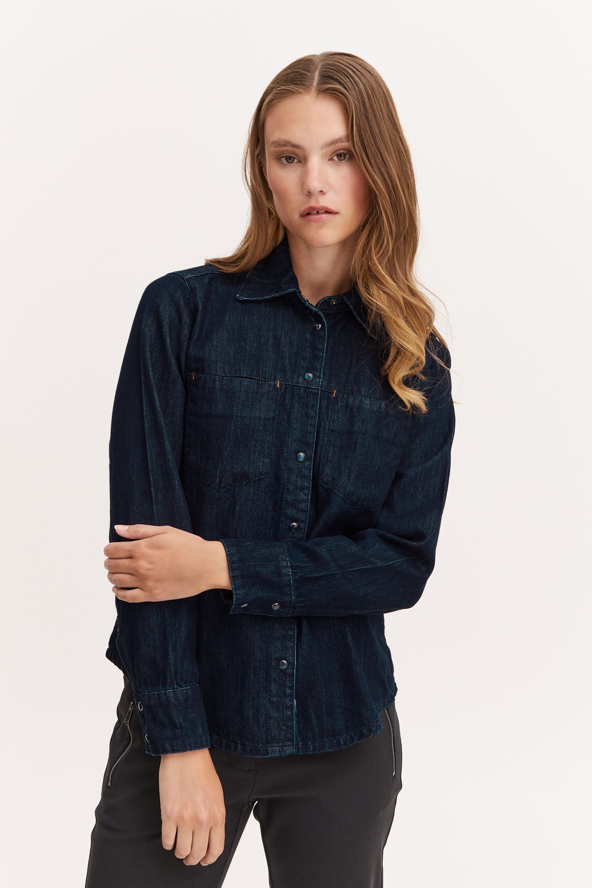 Pulz Jeans Langarmbluse »Langarmhemd pzlova«