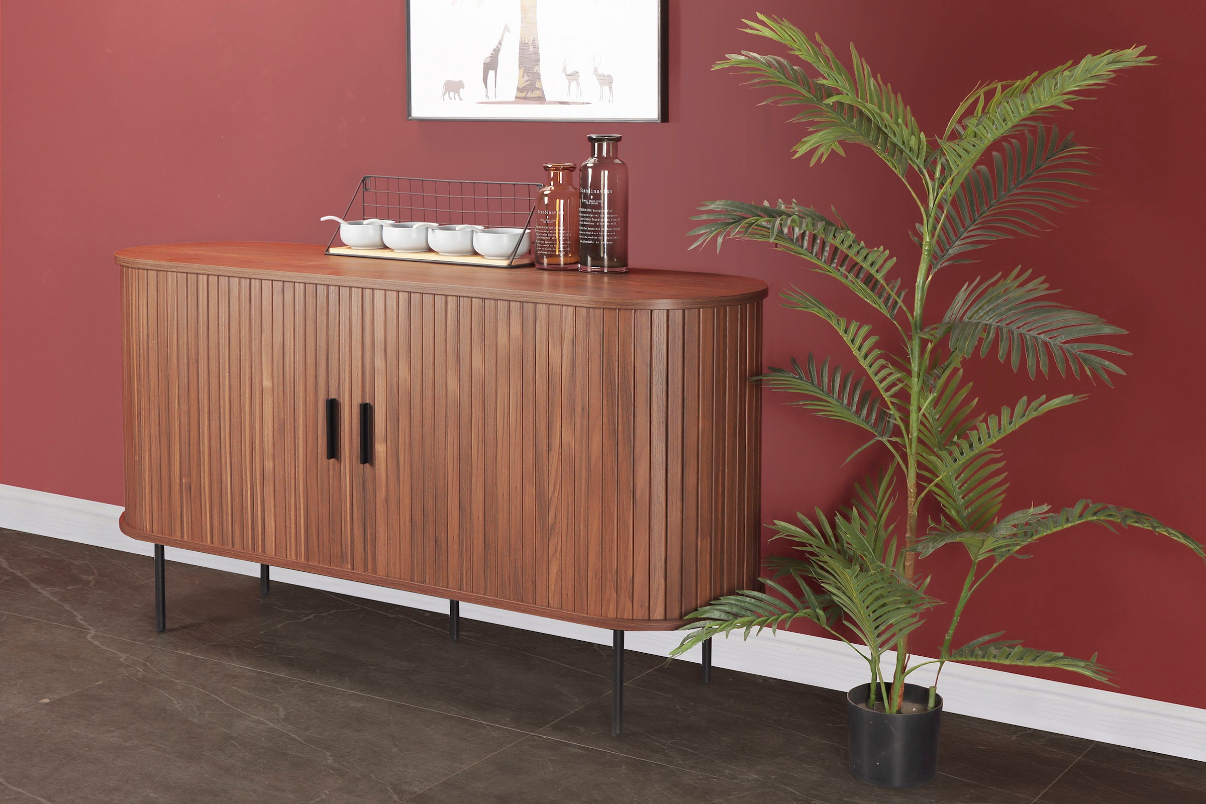 Möbilia Sideboard 2 Schiebetüren