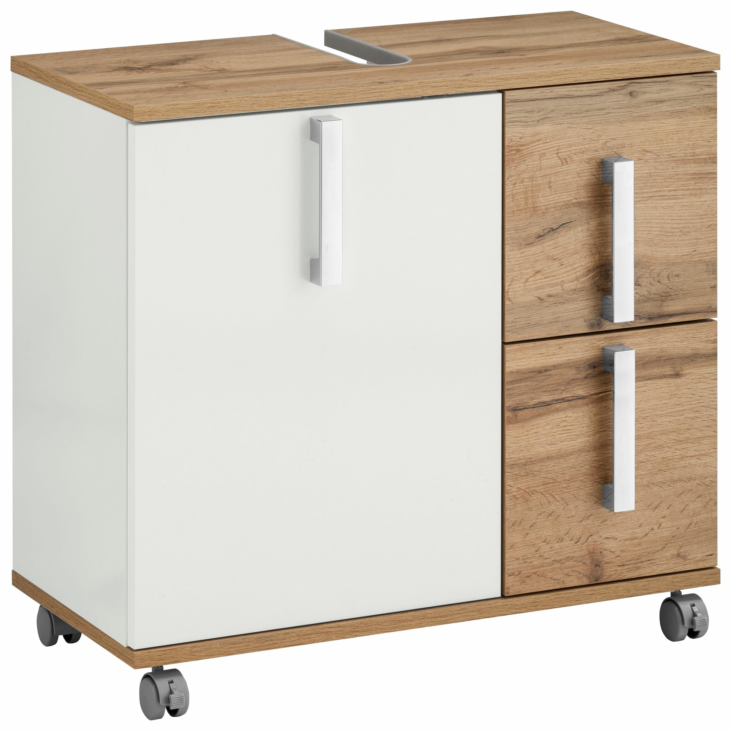 Schildmeyer Waschbeckenunterschrank "Kampen, Waschbeckenunterschrank, Made in Germany, B: 65 cm" Solide Verarbeitung - Dieses Produkt ist in Deutschland gefertigt