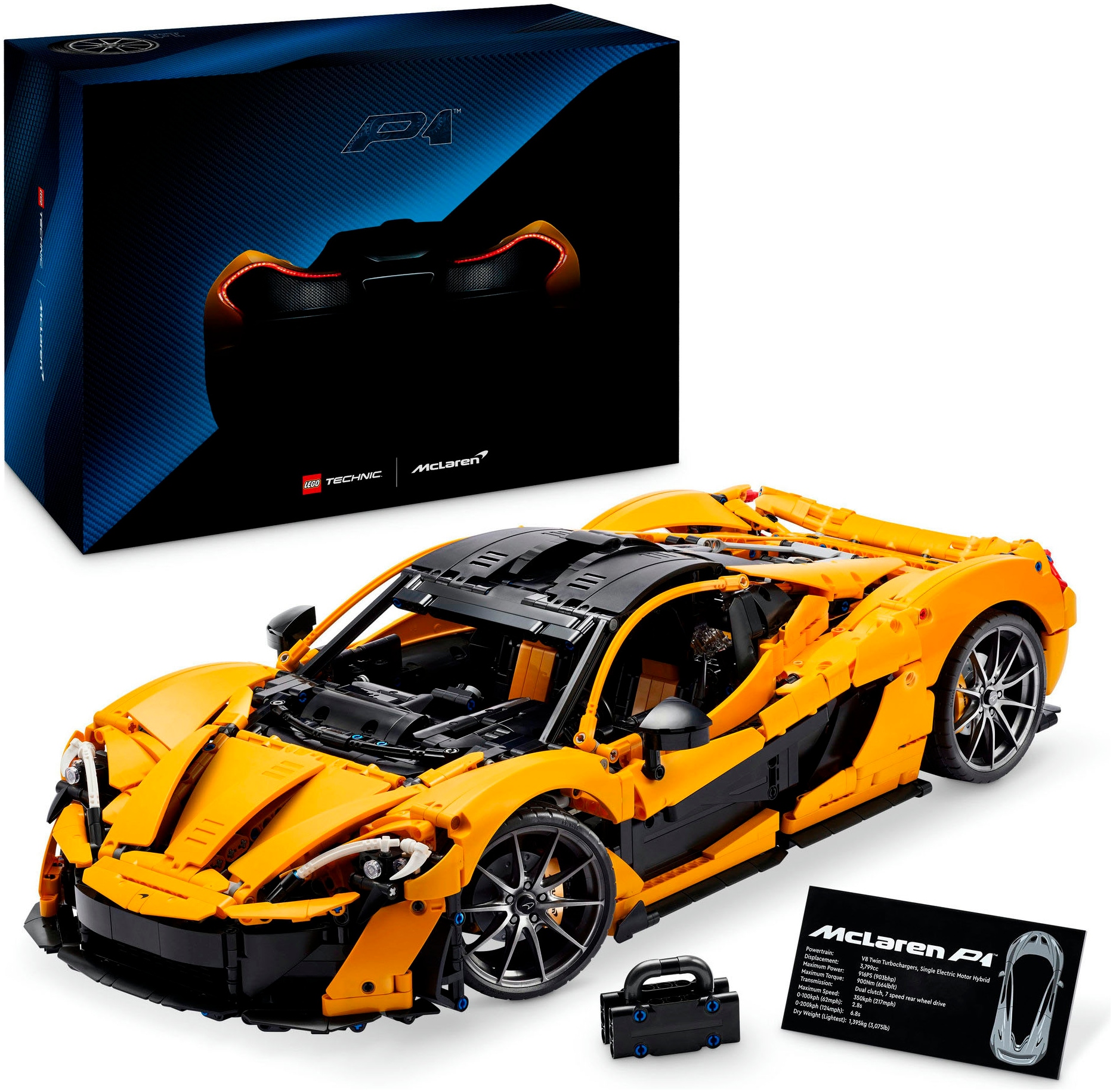 LEGO® Konstruktionsspielsteine »McLaren P1™ (42172), LEGO Technic«, (3893 St.), Made in Europe