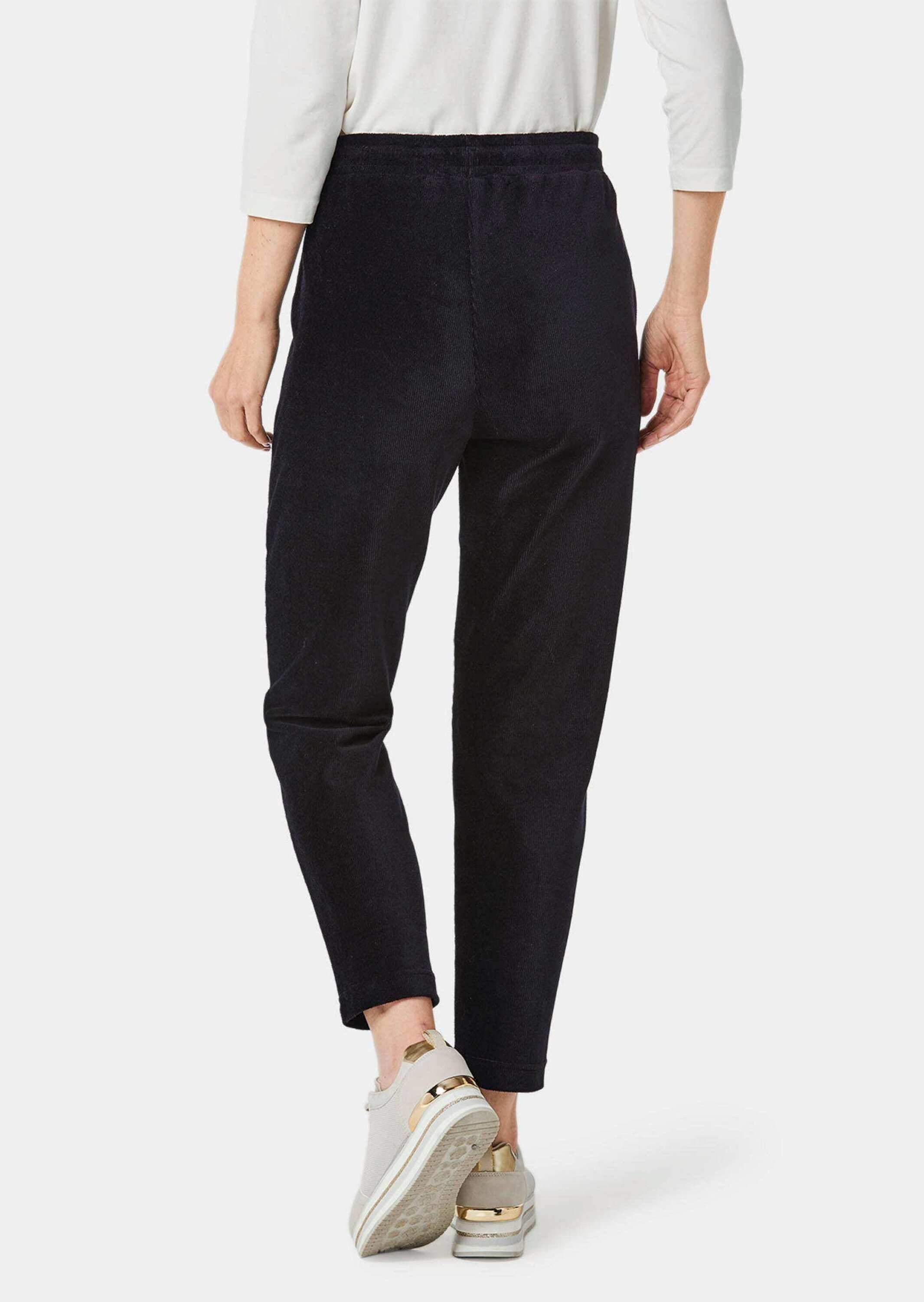 GOLDNER 2-in-1-Hose »Kurzgröße Lässige Casualhose SARA mit Tunnelzug«  Gummibund mit Kordelband