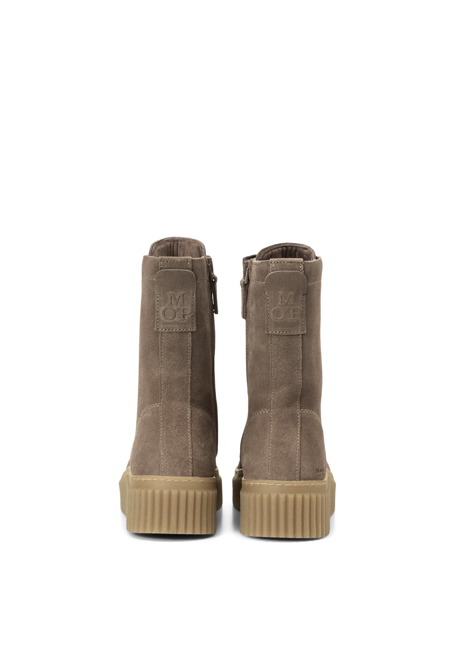 Marc O'Polo Schnürboots »Model Bianca 55«  Schnürstiefelette, Plateauboots mit Ziernähte
