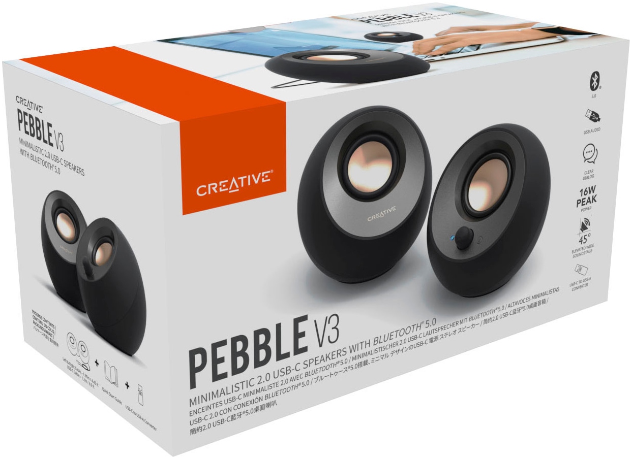 Creative PC-Lautsprecher »Pebble V3«