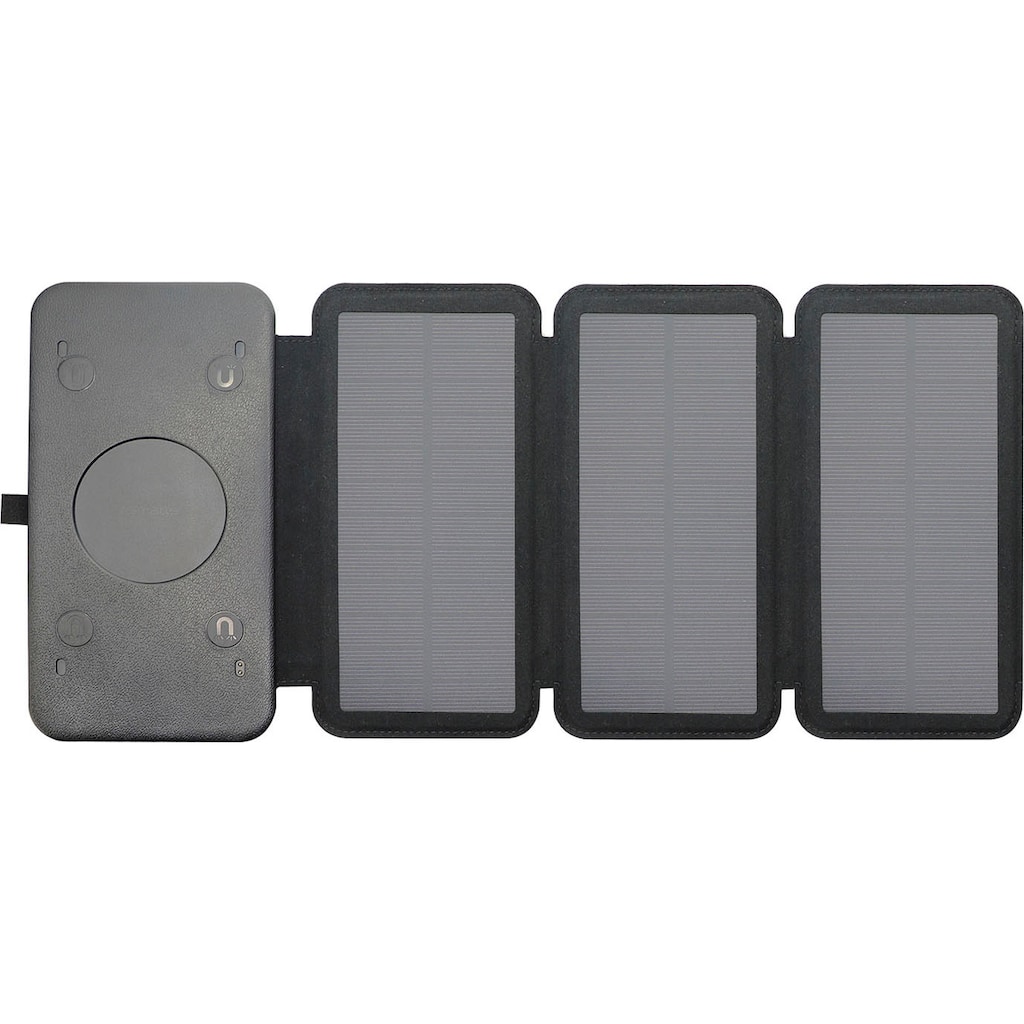 4smarts Solar Powerbank »Solar Powerbank Rugged TitanPack Eco 20000mAh«, Solar Powerbank Rugged TitanPack Eco 20000mAh, 10000 mAh