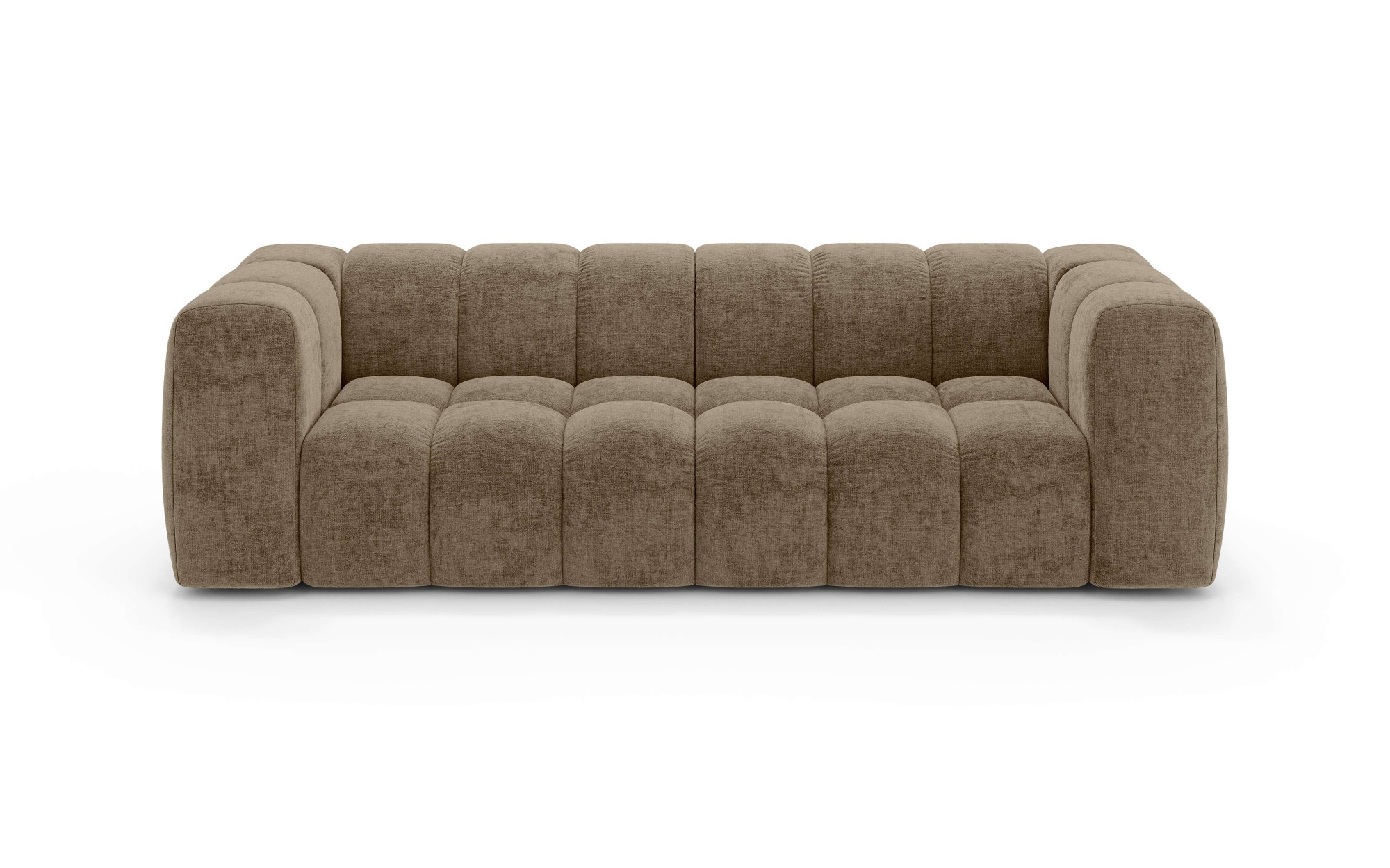 homsy by Ana Johnson Big-Sofa »»L« BOUBELLE Design-Sofa mit Steppung, Bubble-Optik, Breite 246 cm« 4-Sitzer mit Wellenunterfederung, L Sitztiefe 63 cm