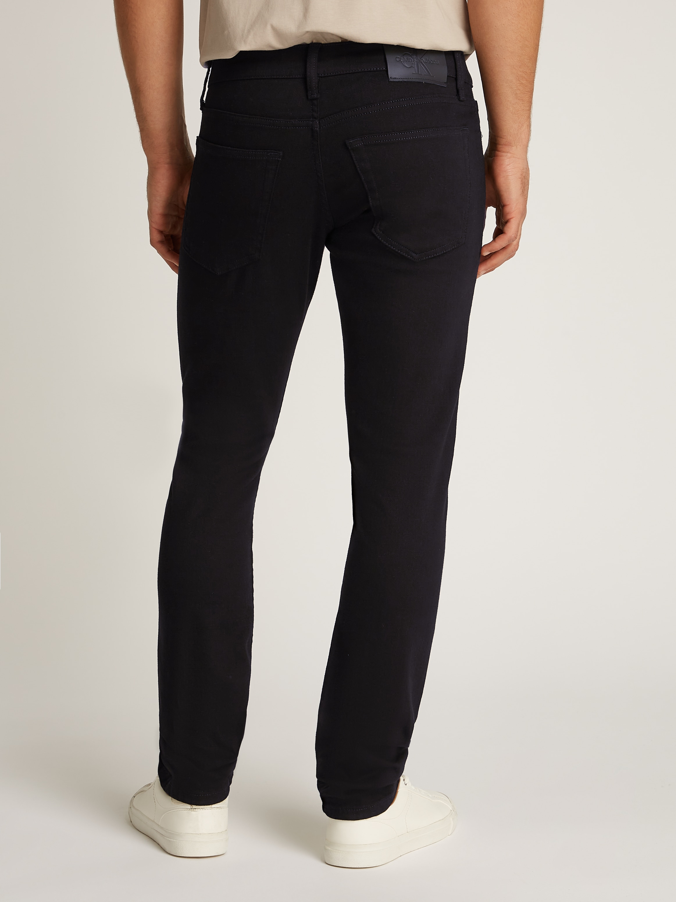 Calvin Klein Jeans Slim-fit-Jeans »SLIM«, Coinpocket, Logostickerei