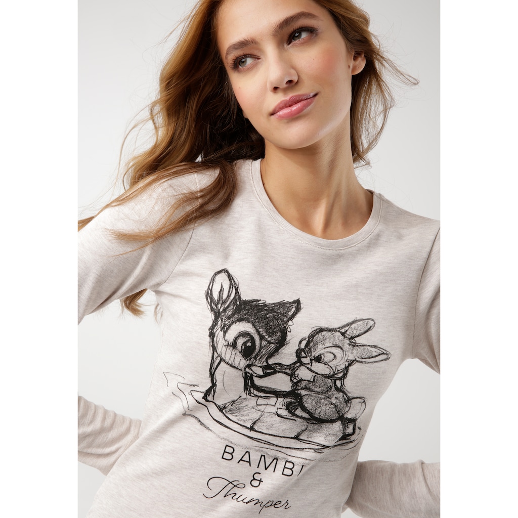 KangaROOS Langarmshirt »Bambi & Klopfer« mit Motiv-Druck
