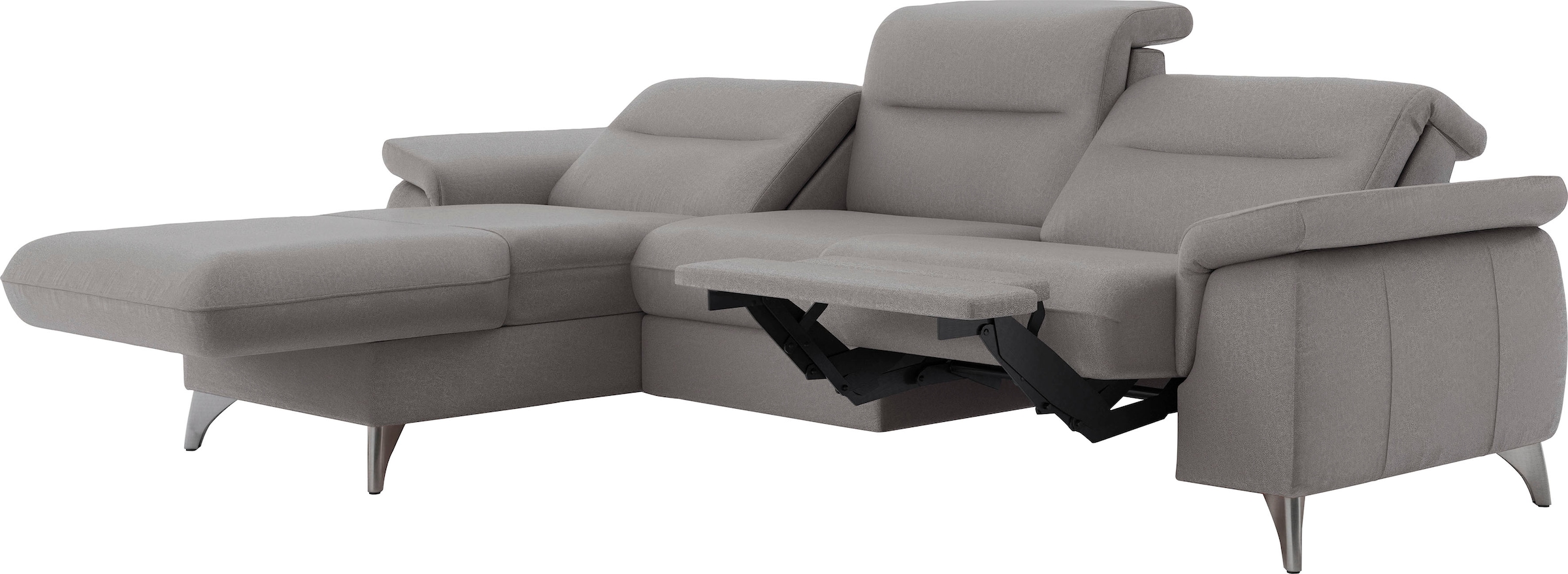 sit&more Ecksofa »Astoria L-Form«, wahlweise mit motorischer Relaxfunktion