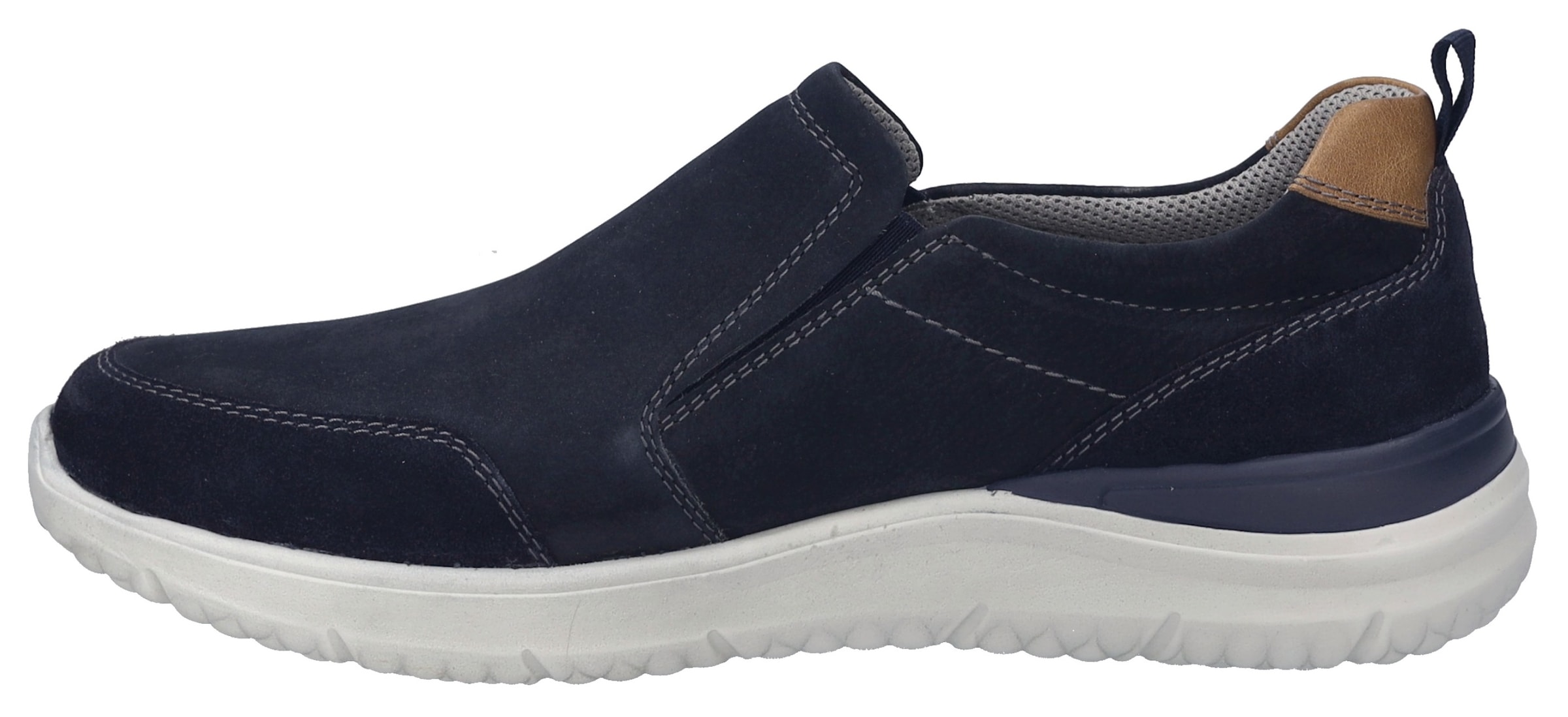 Josef Seibel Slip-On Sneaker »Wales 04«, Slipper, Komfortschuh, Schlupfschuh mit elastischem Gummizug-Einsatz