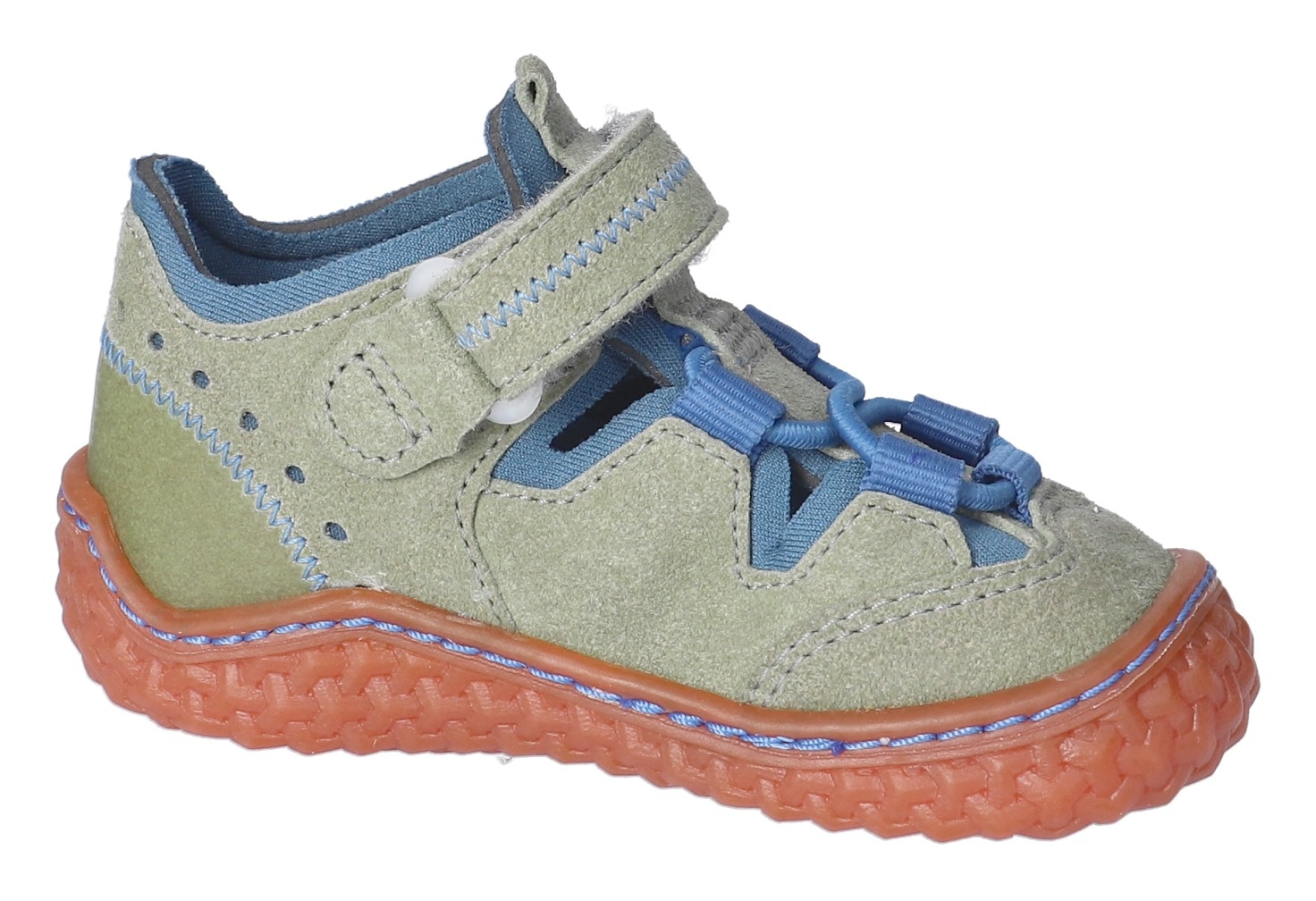 PEPINO by RICOSTA Barfußschuh »Jerry WMS: mittel«  , Barfußschuh mit Gummizug u. Klett, Größenschablone zum Download