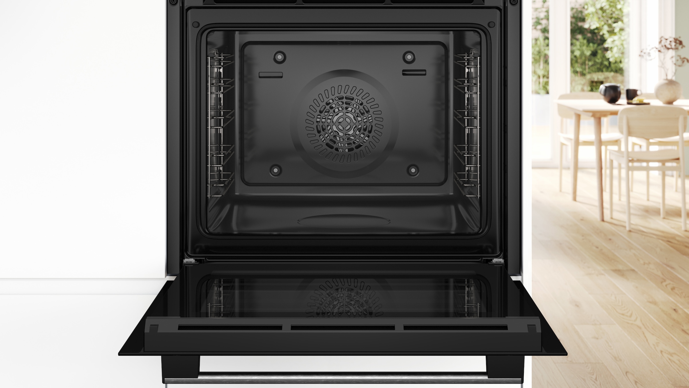 BOSCH Einbaubackofen Serie 4 »HBA514BS3«, mit Teleskopauszug nachrüstbar, Hydrolyse