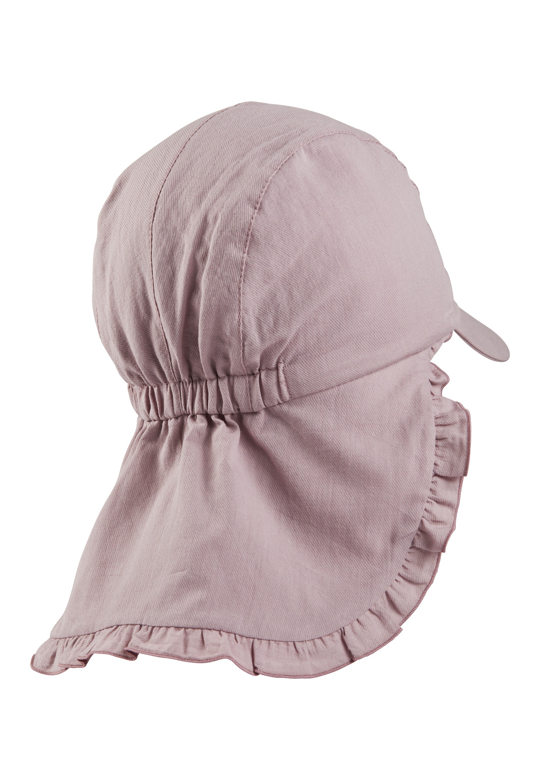 Sterntaler® Schirmmütze »Schirmmütze mit Nackenschutz gerüscht«