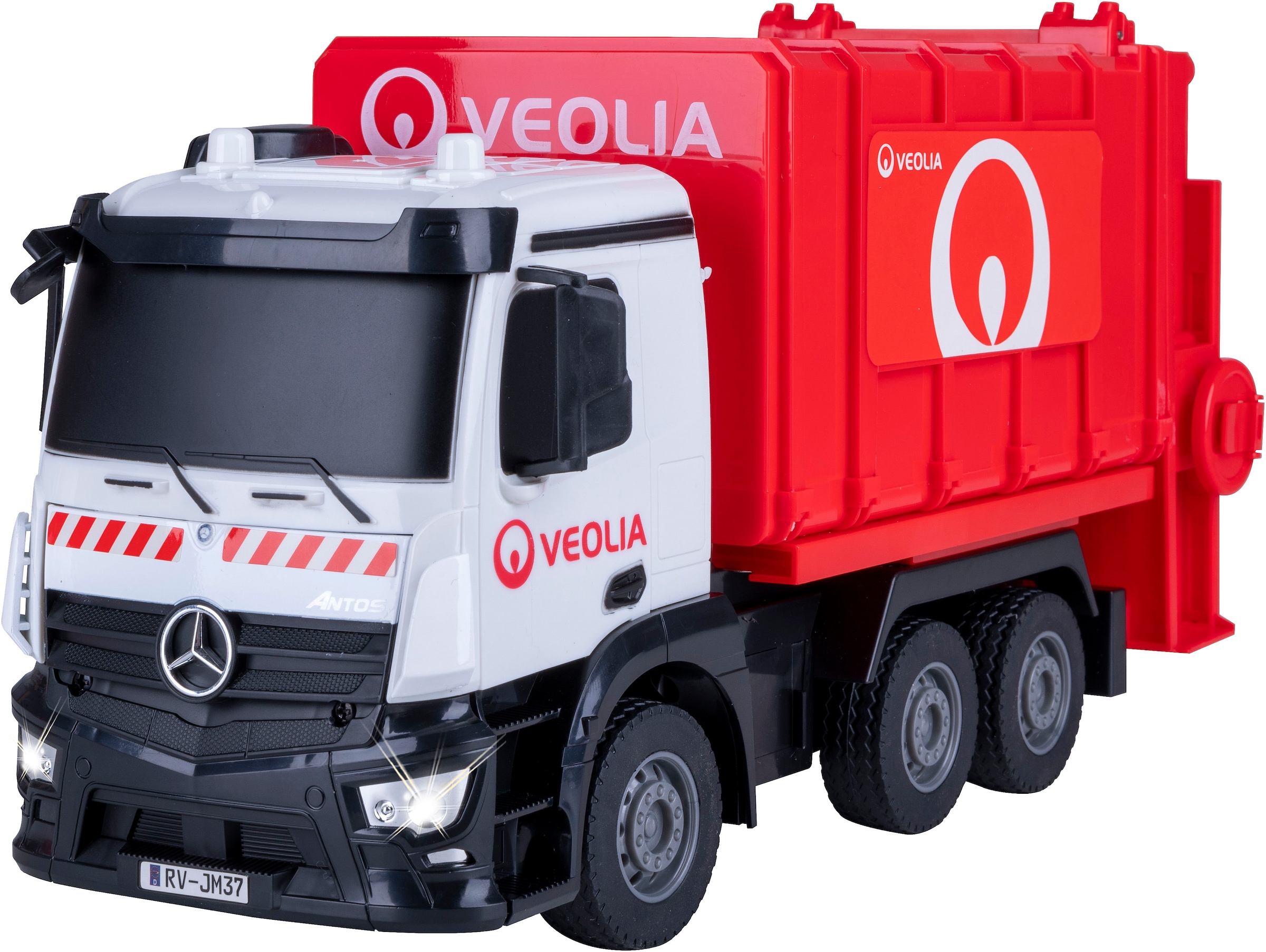 Jamara RC-LKW »Müllwagen Mercedes-Benz Antos 2,4GHz« LED-Licht vorne; Maßstab 1:26