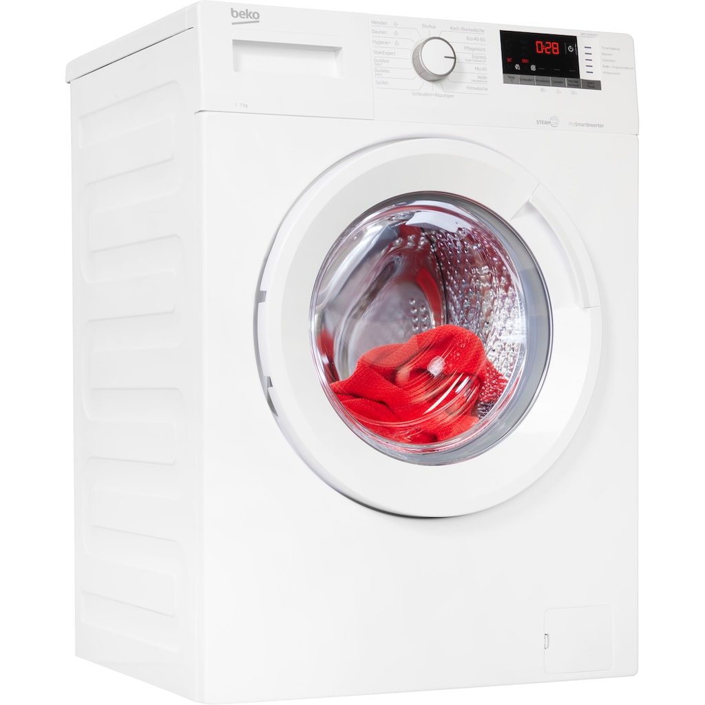 BEKO Waschmaschine »WML7163O4LP1«, WML7163O4LP1, 7 kg, 1600 U/min